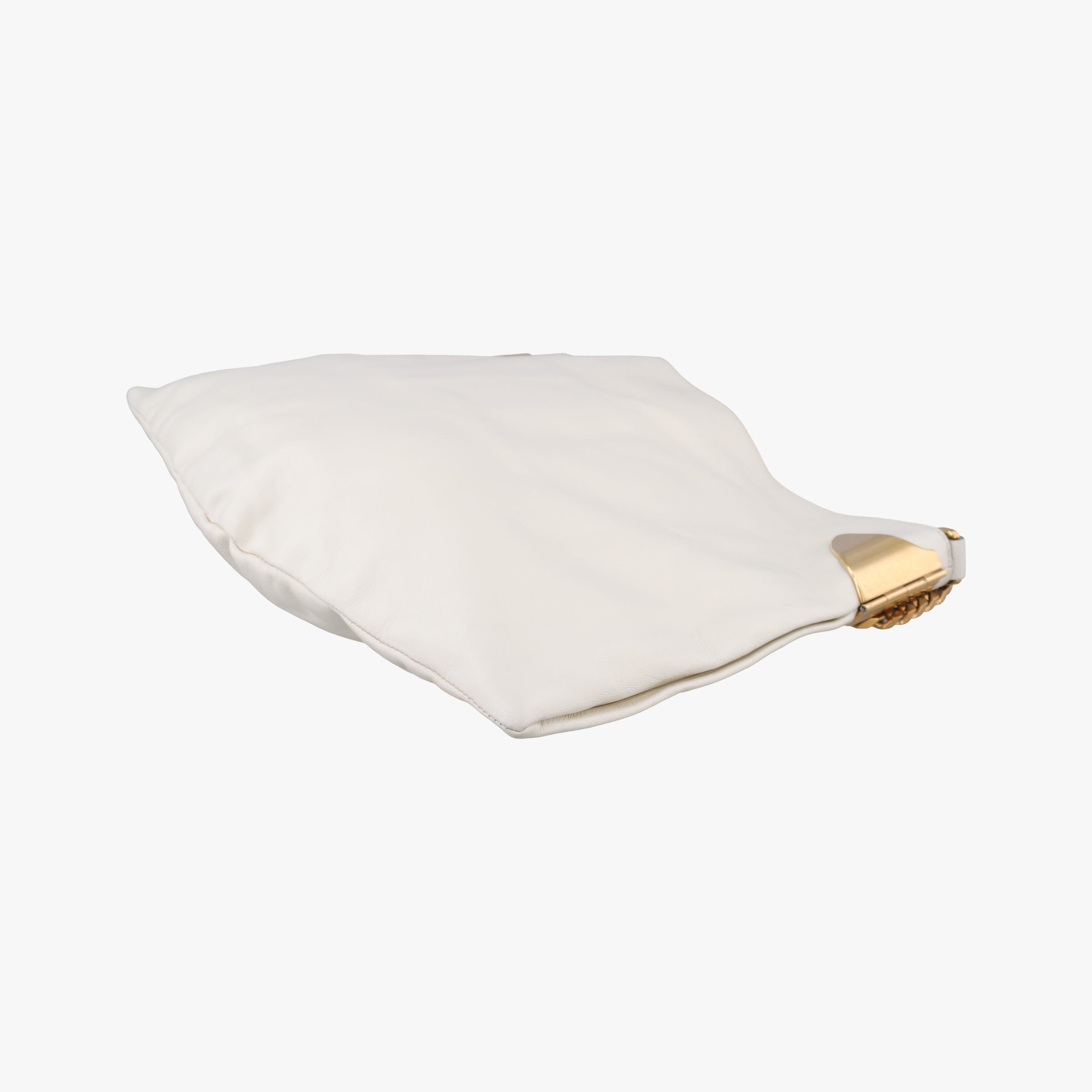 Vintage Gucci Large 1970 White Leather 290682 shoulderbag | stylenewstar