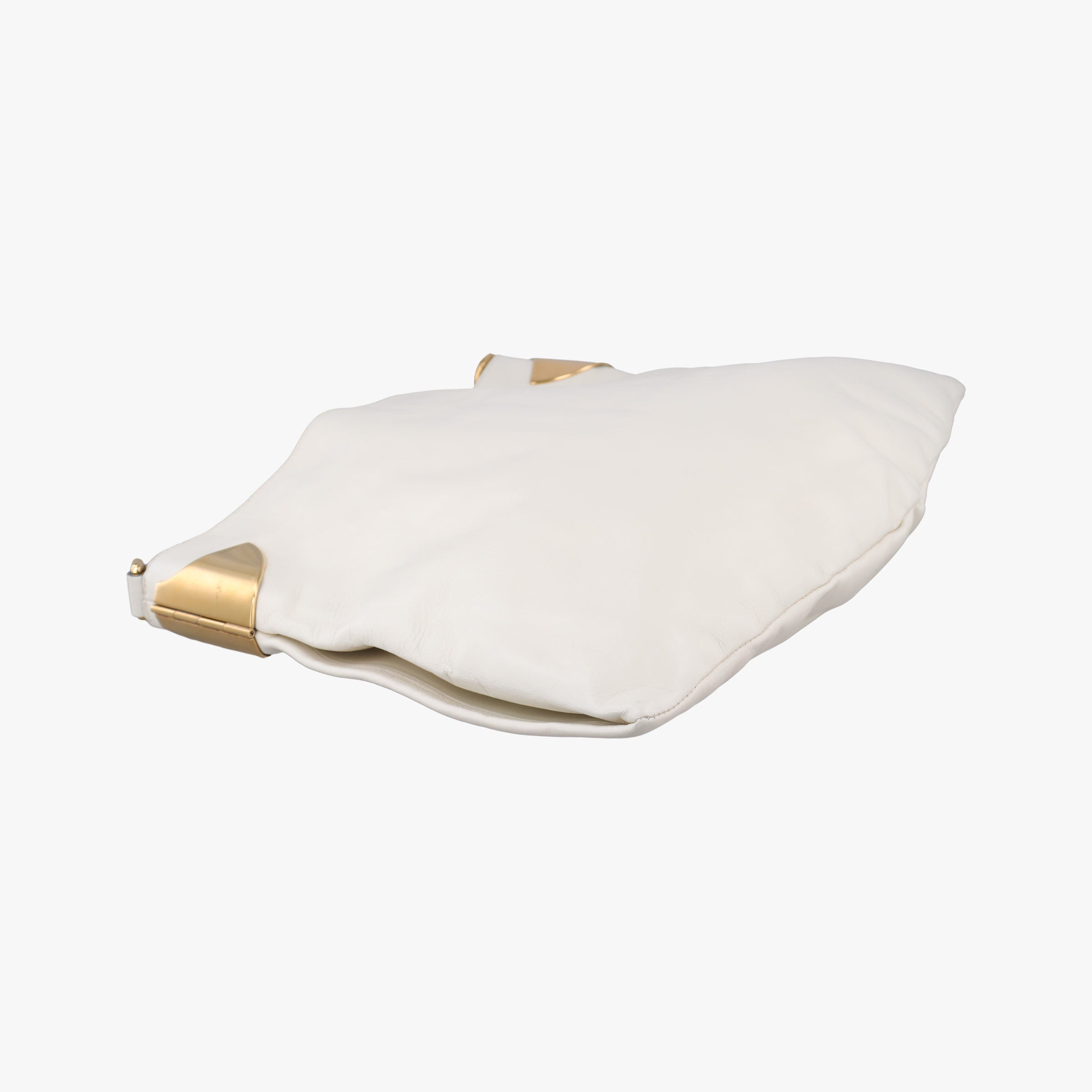Vintage Gucci Large 1970 White Leather 290682 shoulderbag | stylenewstar
