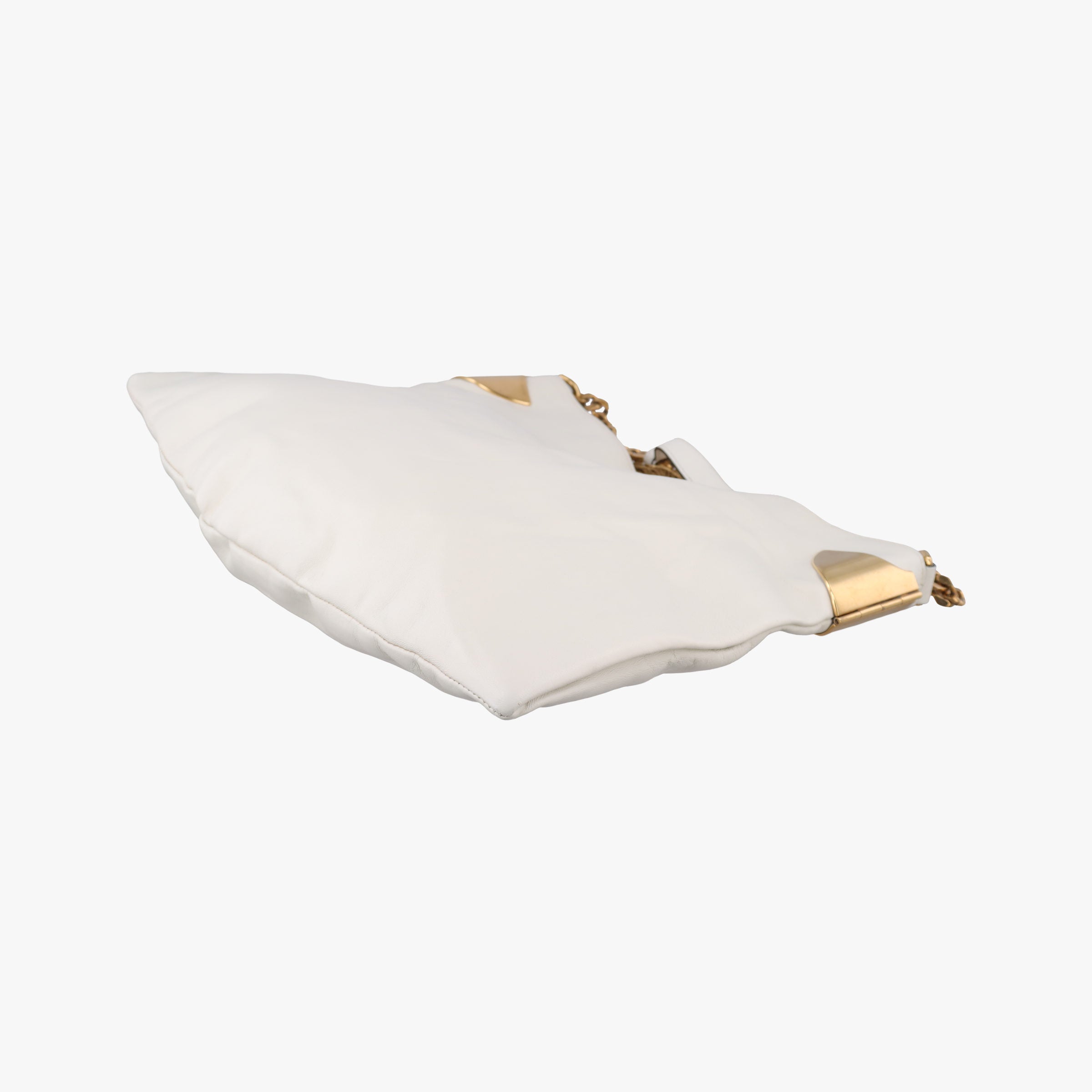 Vintage Gucci Large 1970 White Leather 290682 shoulderbag | stylenewstar