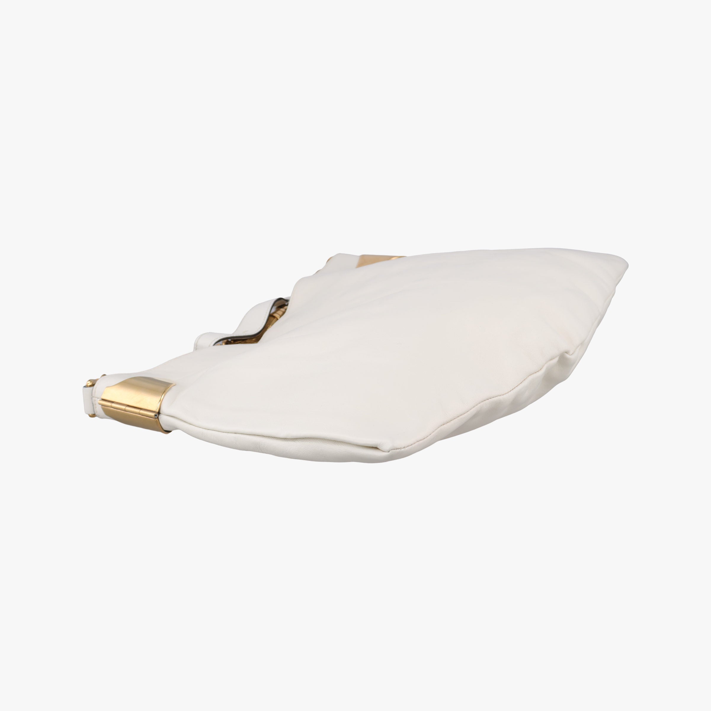 Vintage Gucci Large 1970 White Leather 290682 shoulderbag | stylenewstar