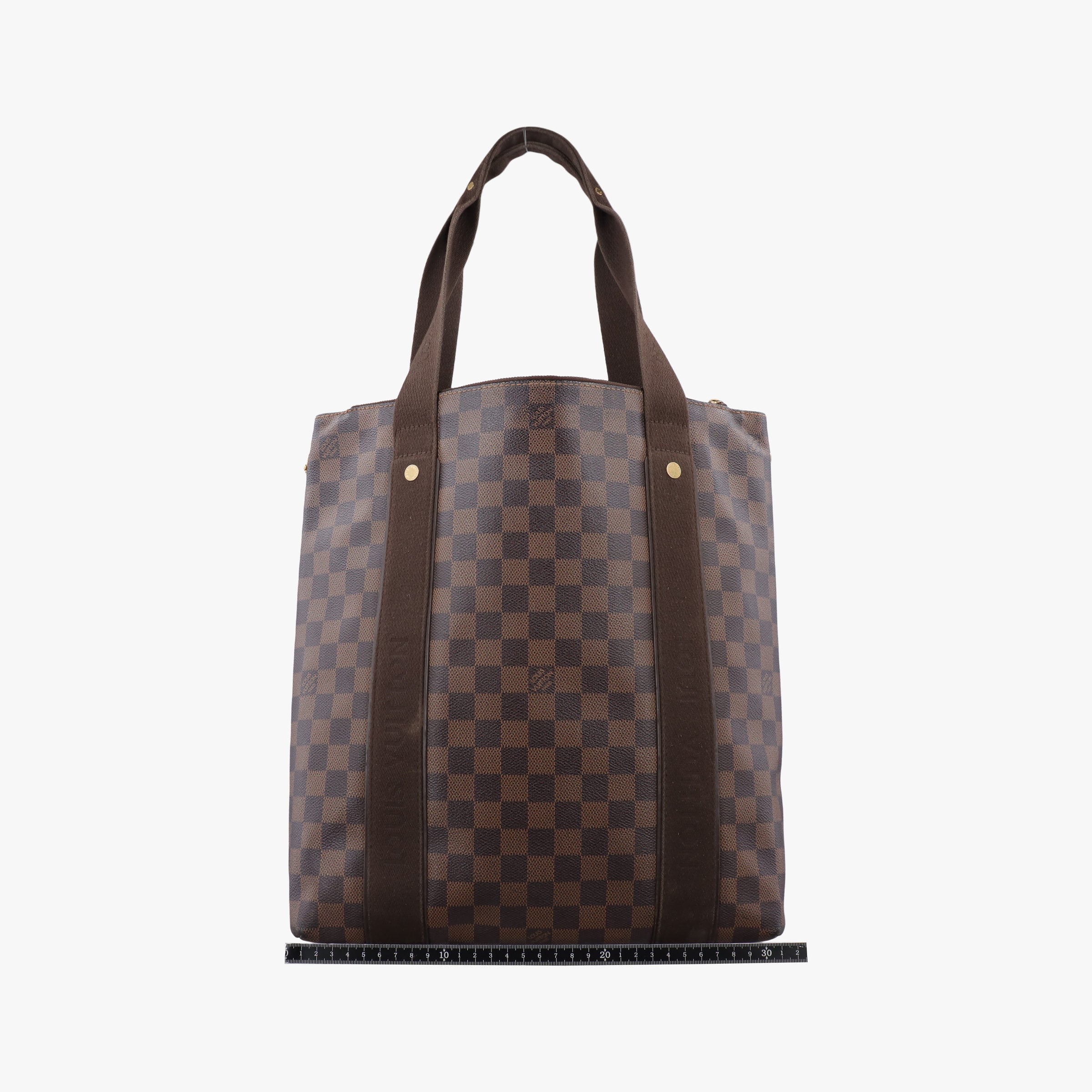 Pre-owned Louis Vuitton Cabas Bobur EBENE Damier Canvas N52006 handbag | stylenewstar