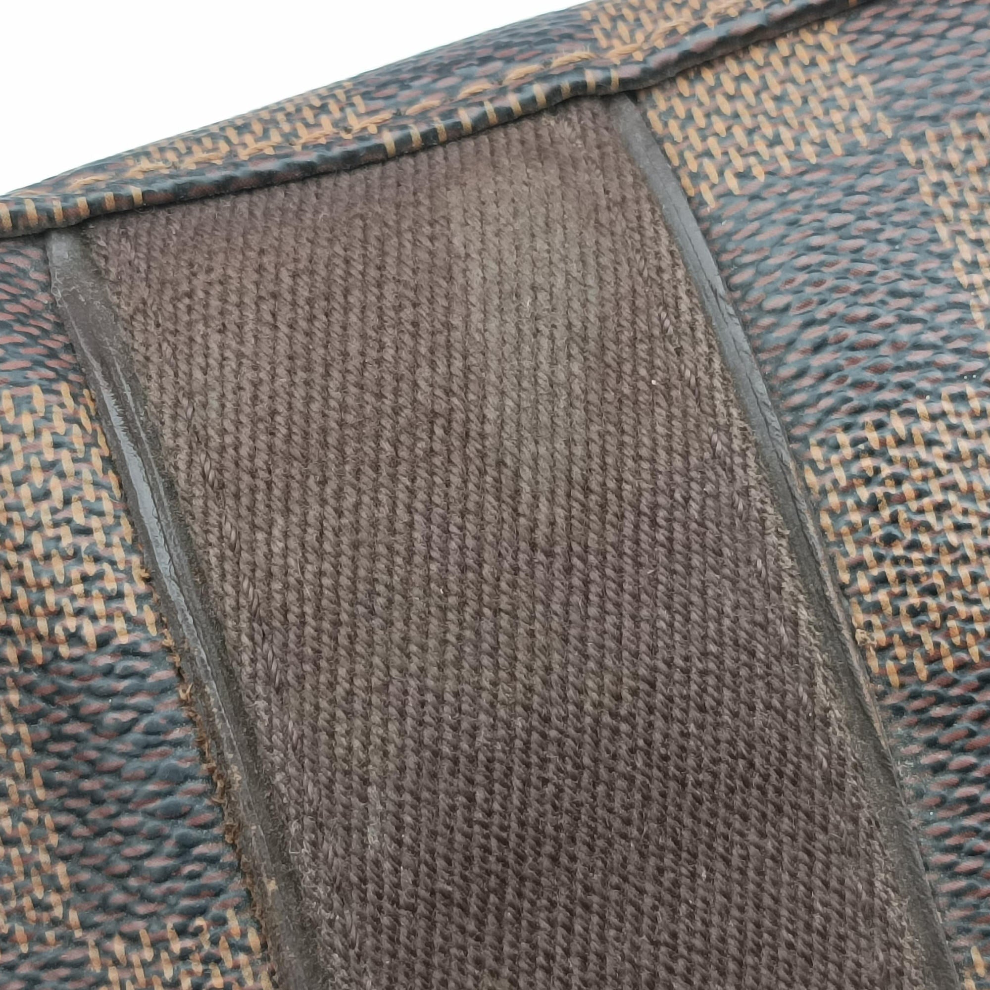 Pre-owned Louis Vuitton Cabas Bobur EBENE Damier Canvas N52006 handbag | stylenewstar