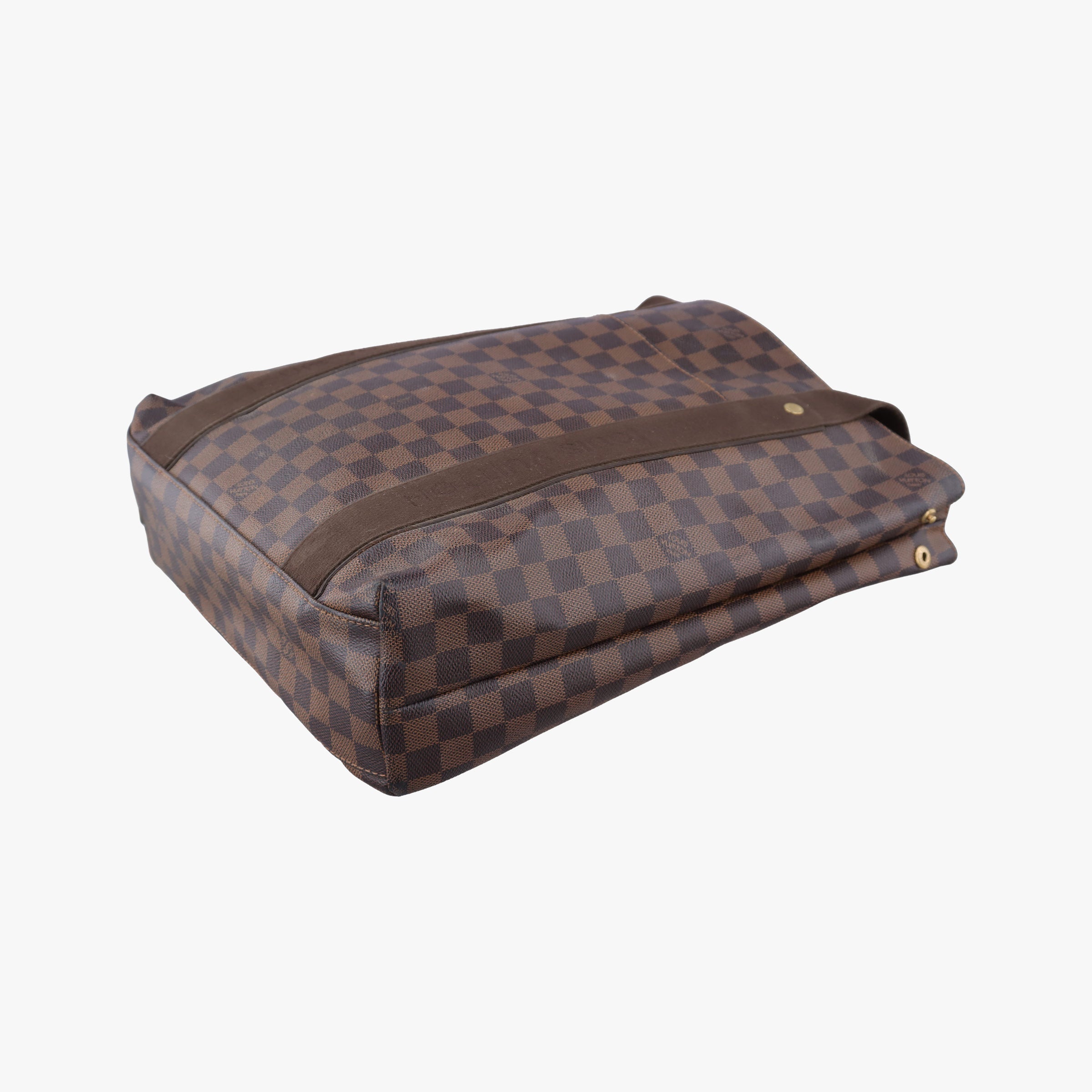 Pre-owned Louis Vuitton Cabas Bobur EBENE Damier Canvas N52006 handbag | stylenewstar