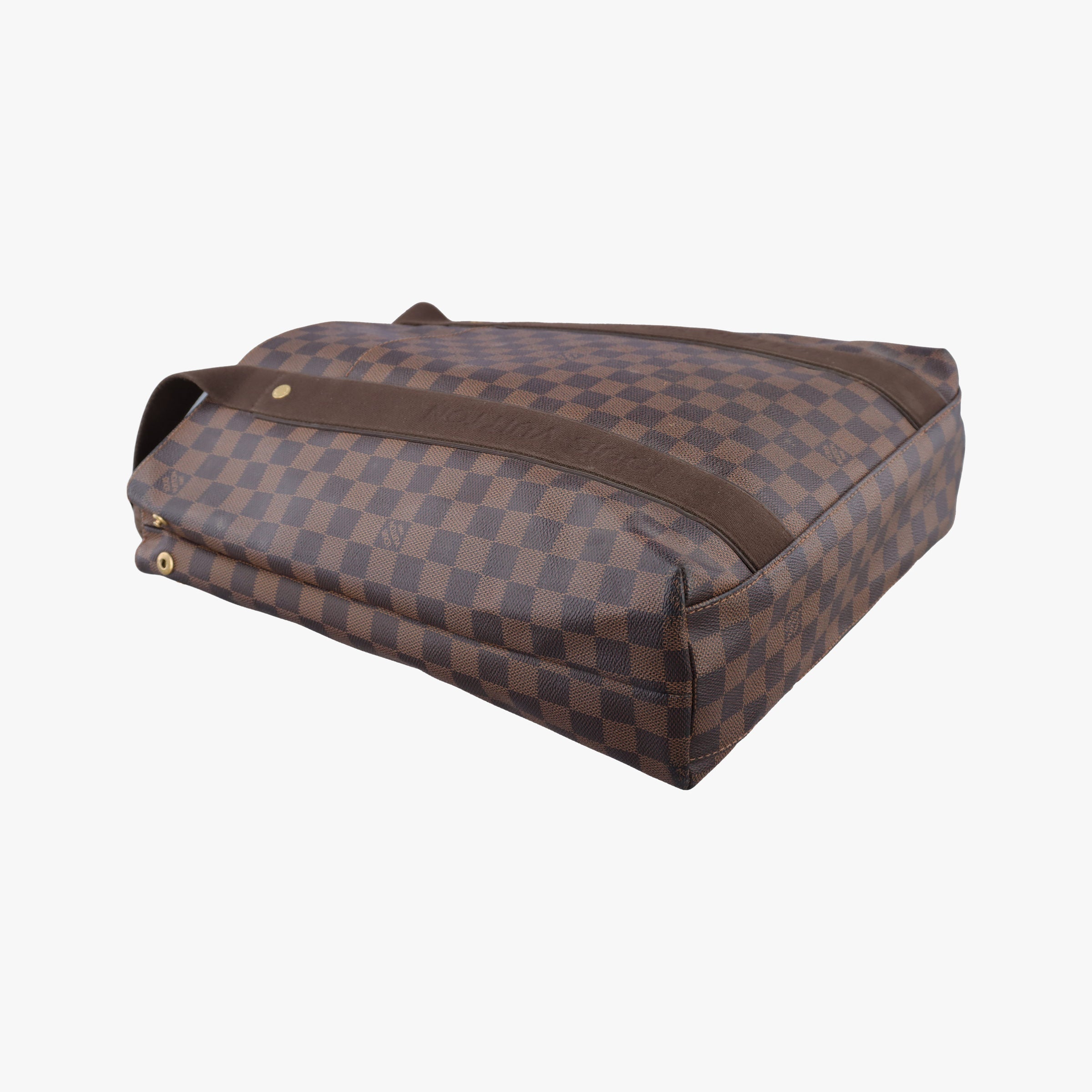 Pre-owned Louis Vuitton Cabas Bobur EBENE Damier Canvas N52006 handbag | stylenewstar