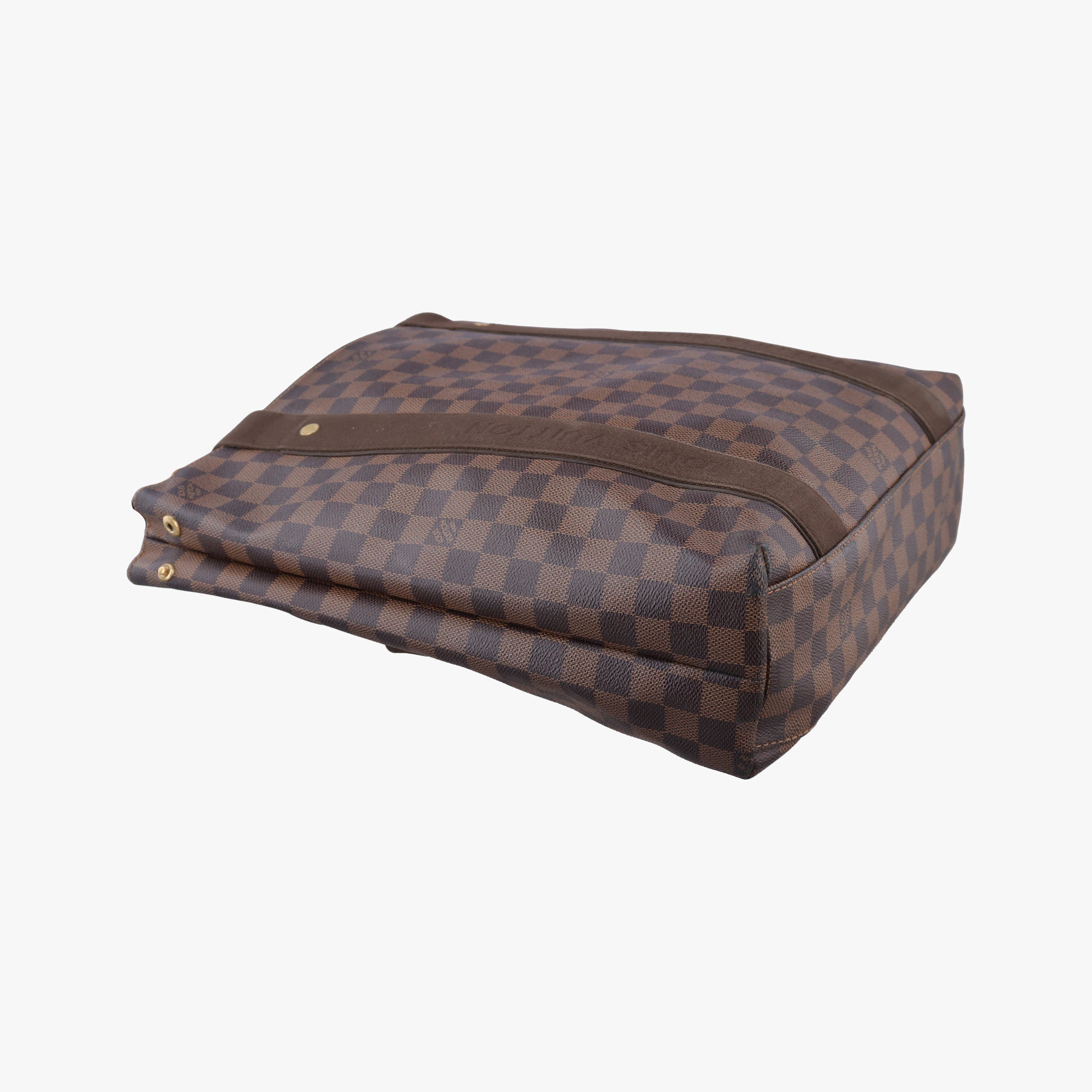 Pre-owned Louis Vuitton Cabas Bobur EBENE Damier Canvas N52006 handbag | stylenewstar