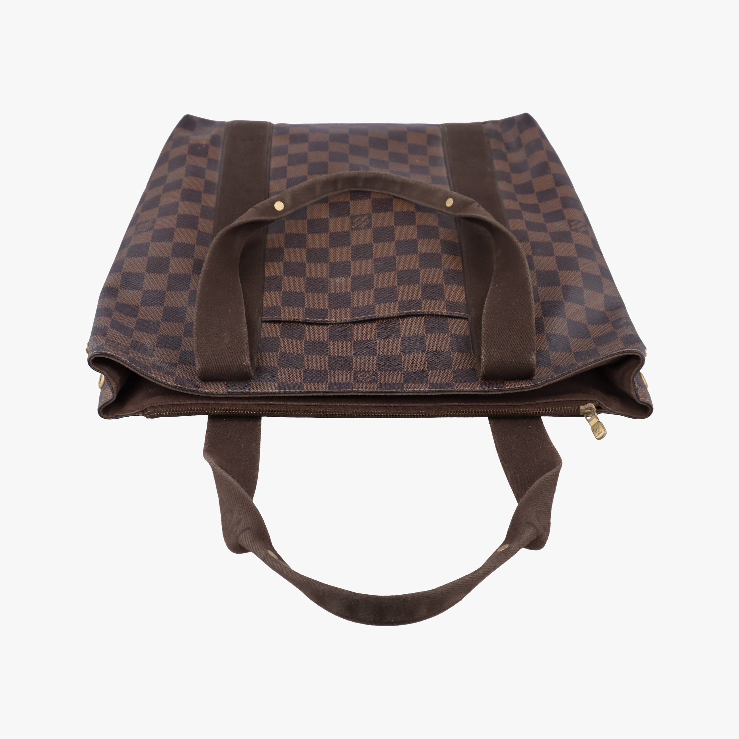 Pre-owned Louis Vuitton Cabas Bobur EBENE Damier Canvas N52006 handbag | stylenewstar