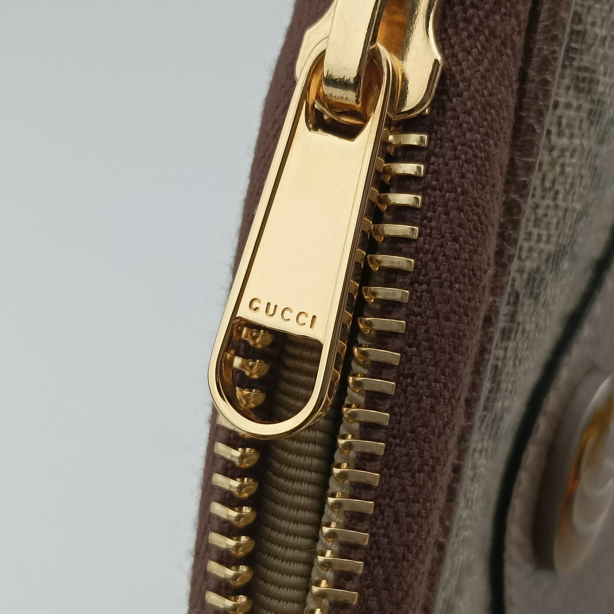 Pre-owned Gucci Ophidia Brown×green×red PVC coated canvas 519308 bum bag/waist bag | stylenewstar