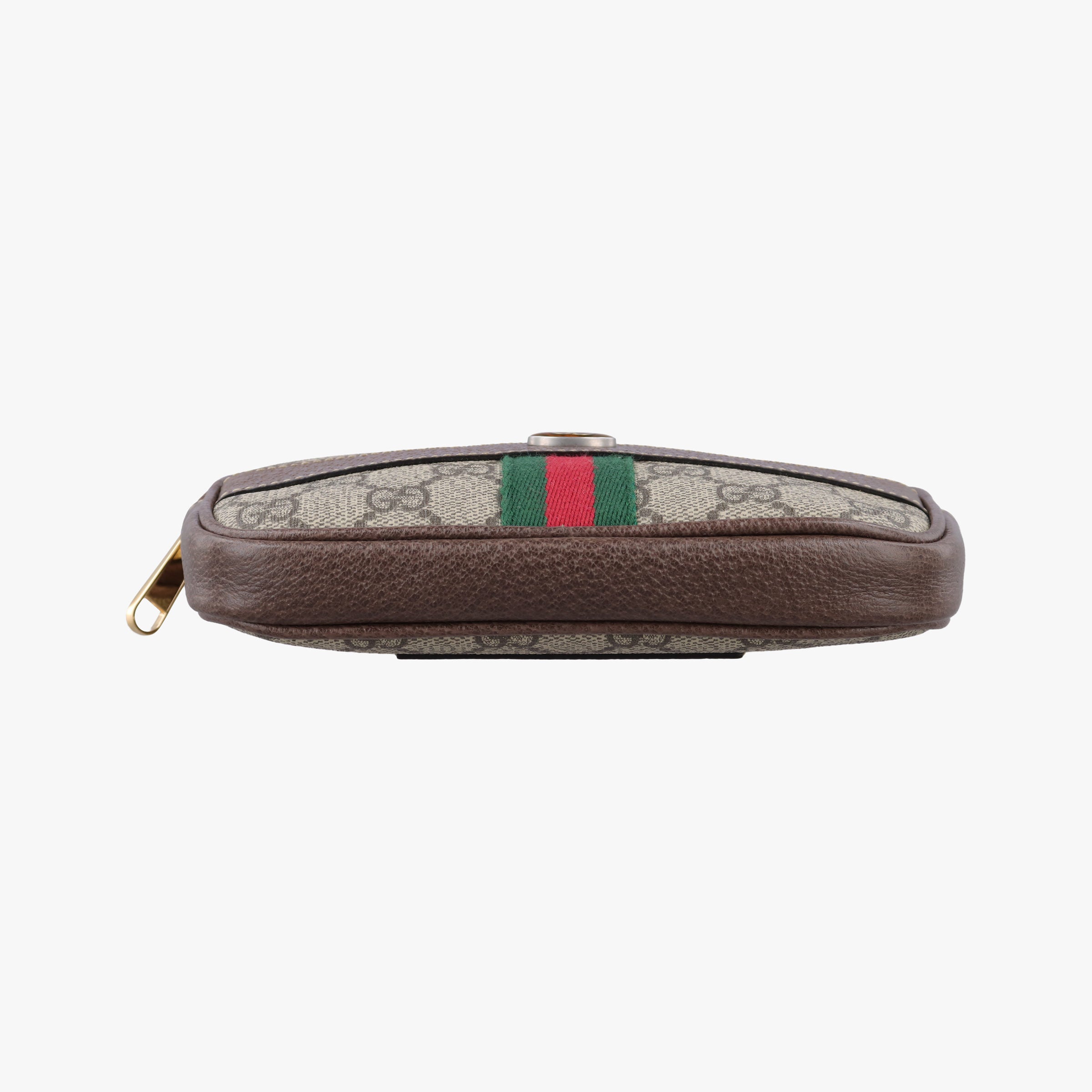 Pre-owned Gucci Ophidia Brown×green×red PVC coated canvas 519308 bum bag/waist bag | stylenewstar