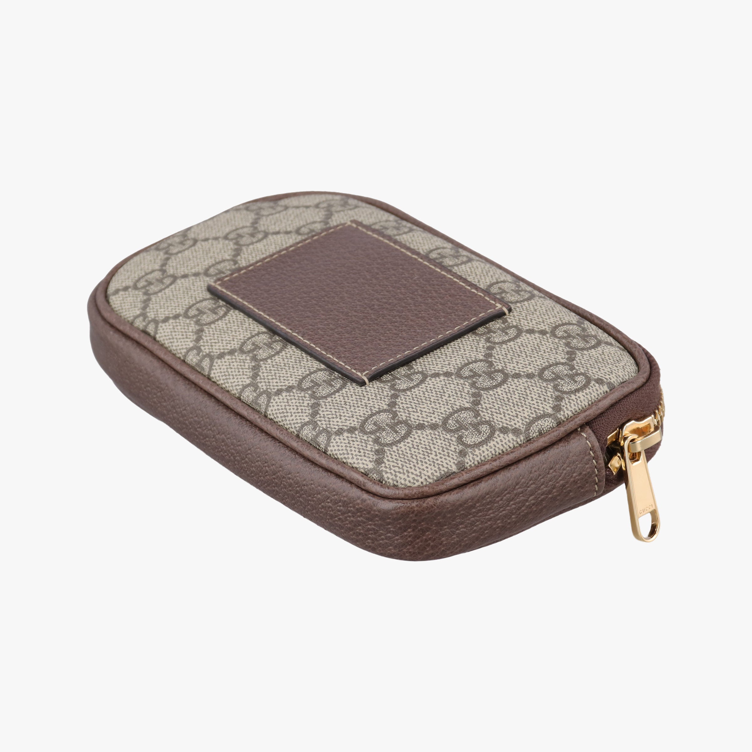 Pre-owned Gucci Ophidia Brown×green×red PVC coated canvas 519308 bum bag/waist bag | stylenewstar