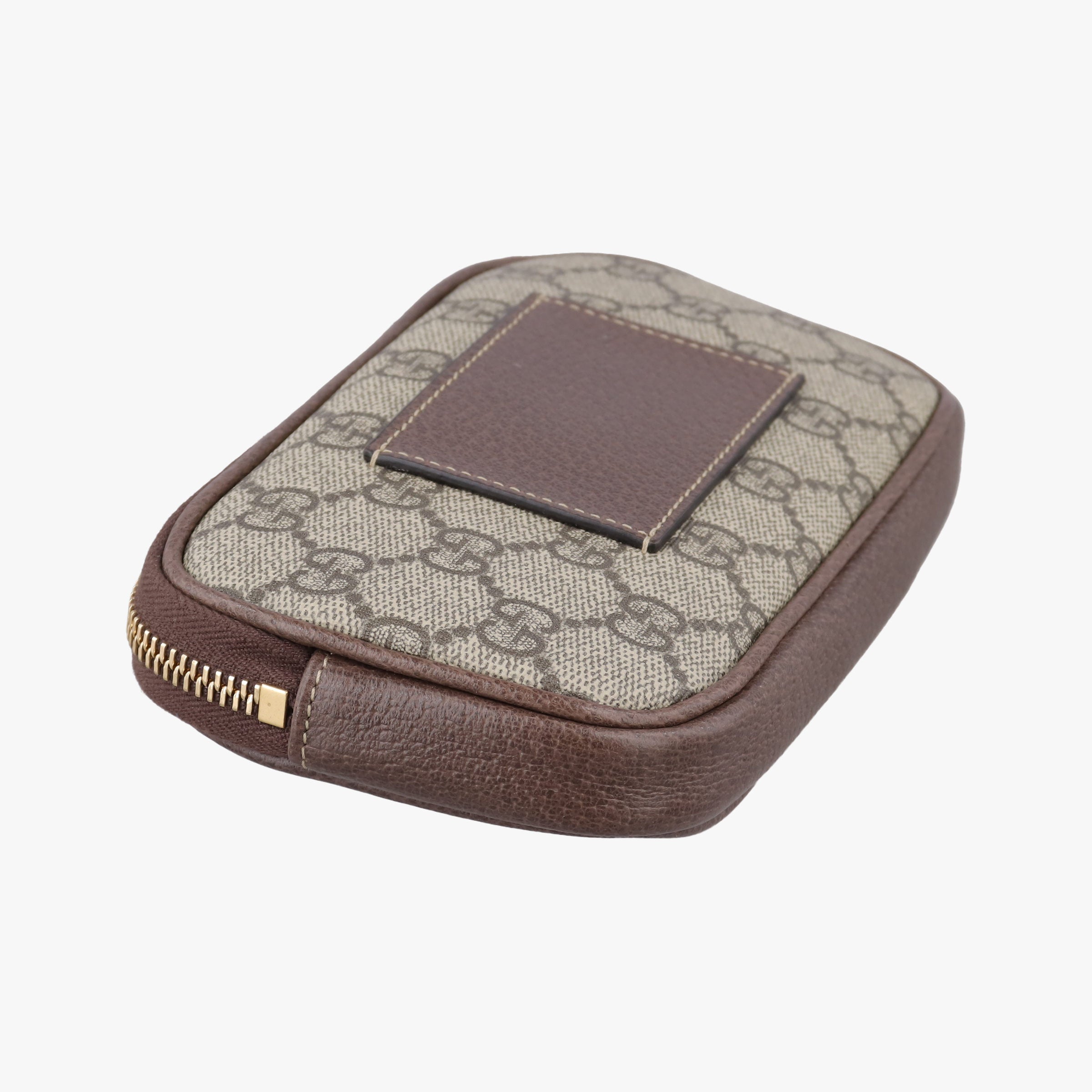 Pre-owned Gucci Ophidia Brown×green×red PVC coated canvas 519308 bum bag/waist bag | stylenewstar