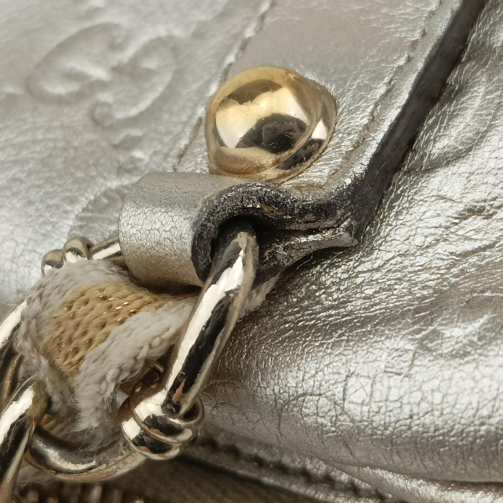 Secondhand Gucci Guccissima Capri Golden Leather 152462 shoulderbag | stylenewstar