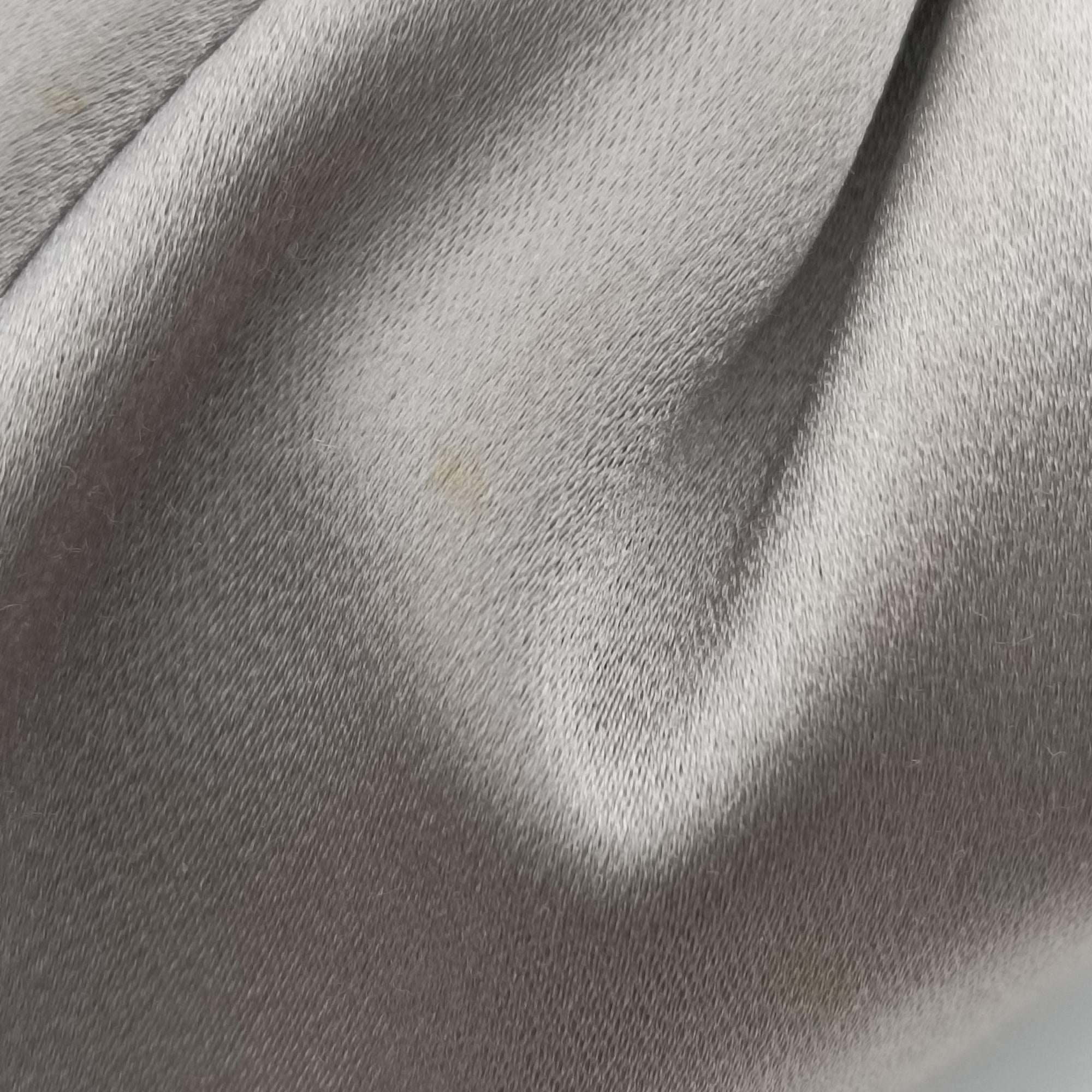 Pre-owned Christian Dior Soft Babe Shopping Bag Grey Leather  handbag | stylenewstar