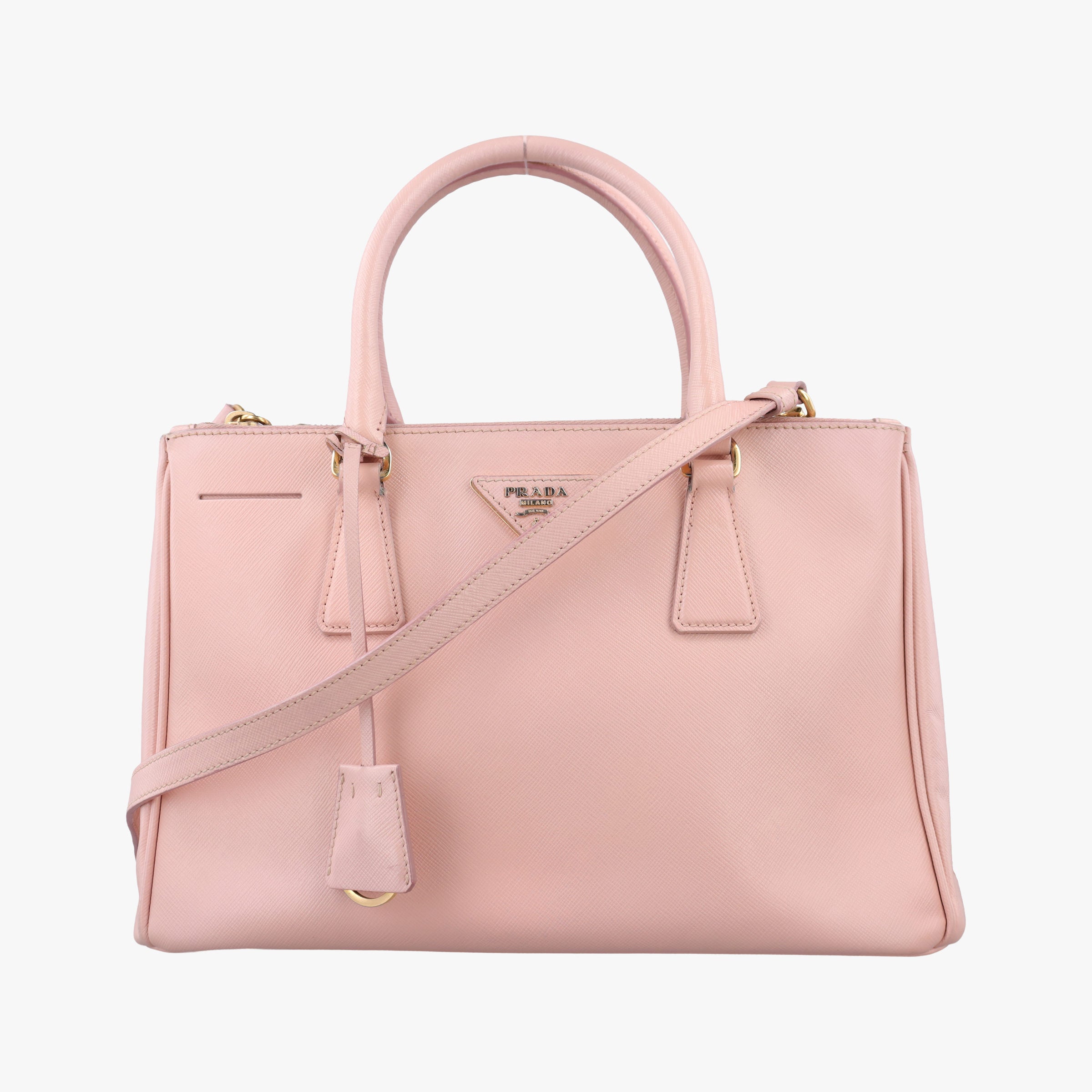 Vintage Prada Galleria Pink SAFFIANO Leather BN1874 shoulderbag | stylenewstar
