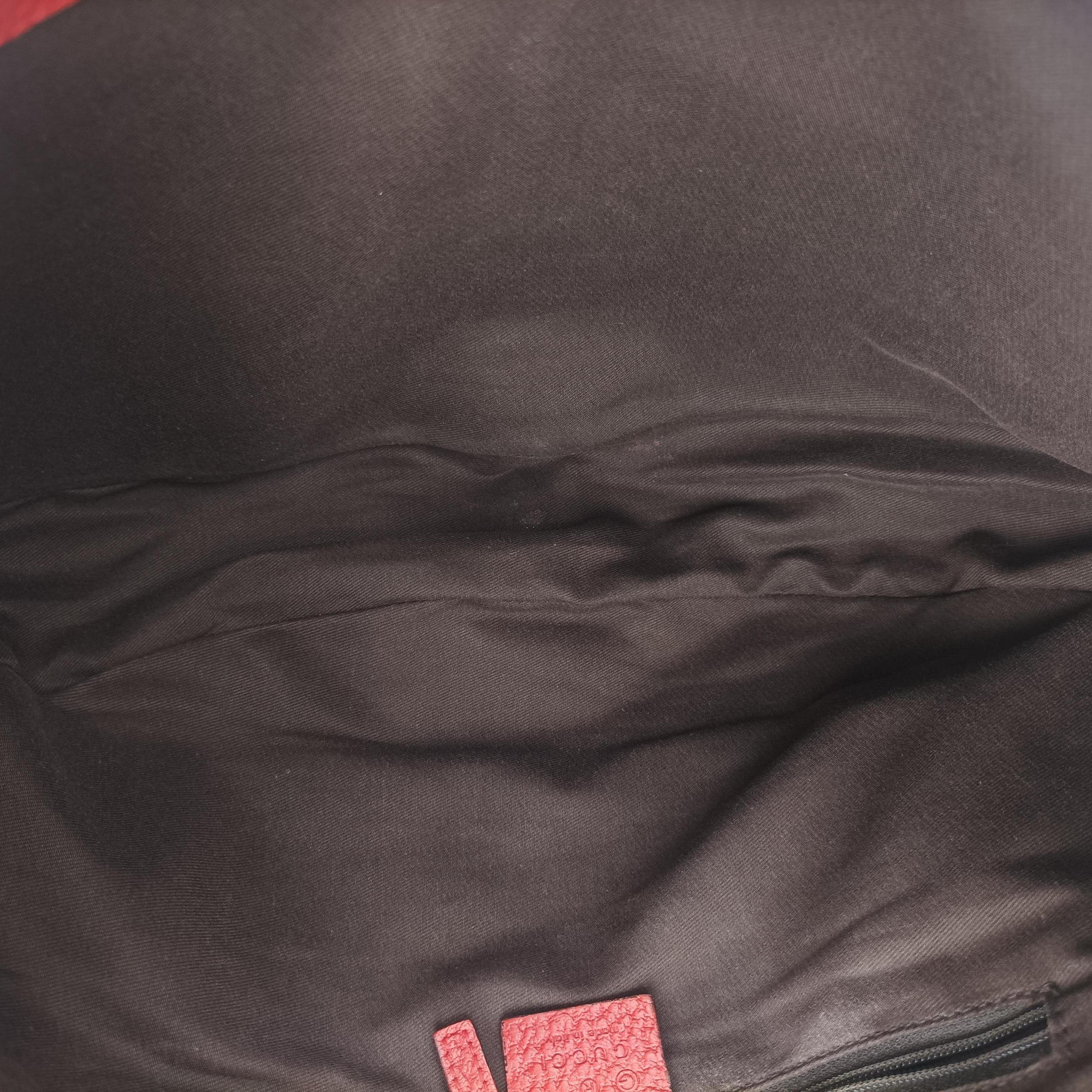 Vintage Gucci Bamboo Ring Hobo Red Leather 211519 handbag | stylenewstar