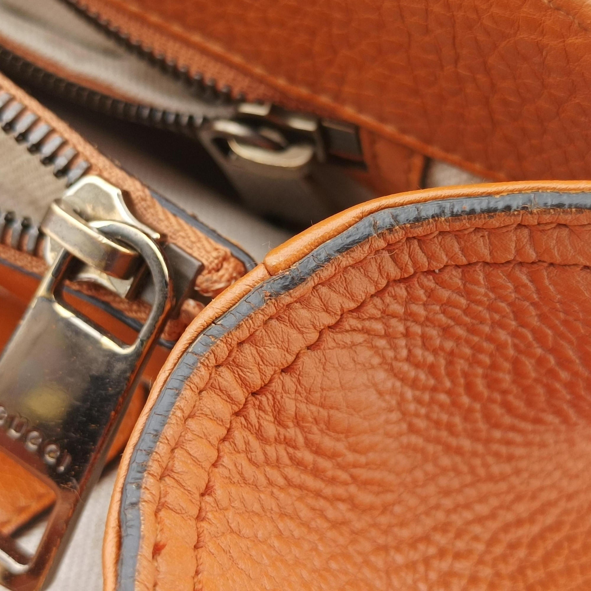 Pre-owned Gucci Bamboo Shopper Orange Leather 323660 shoulderbag | stylenewstar
