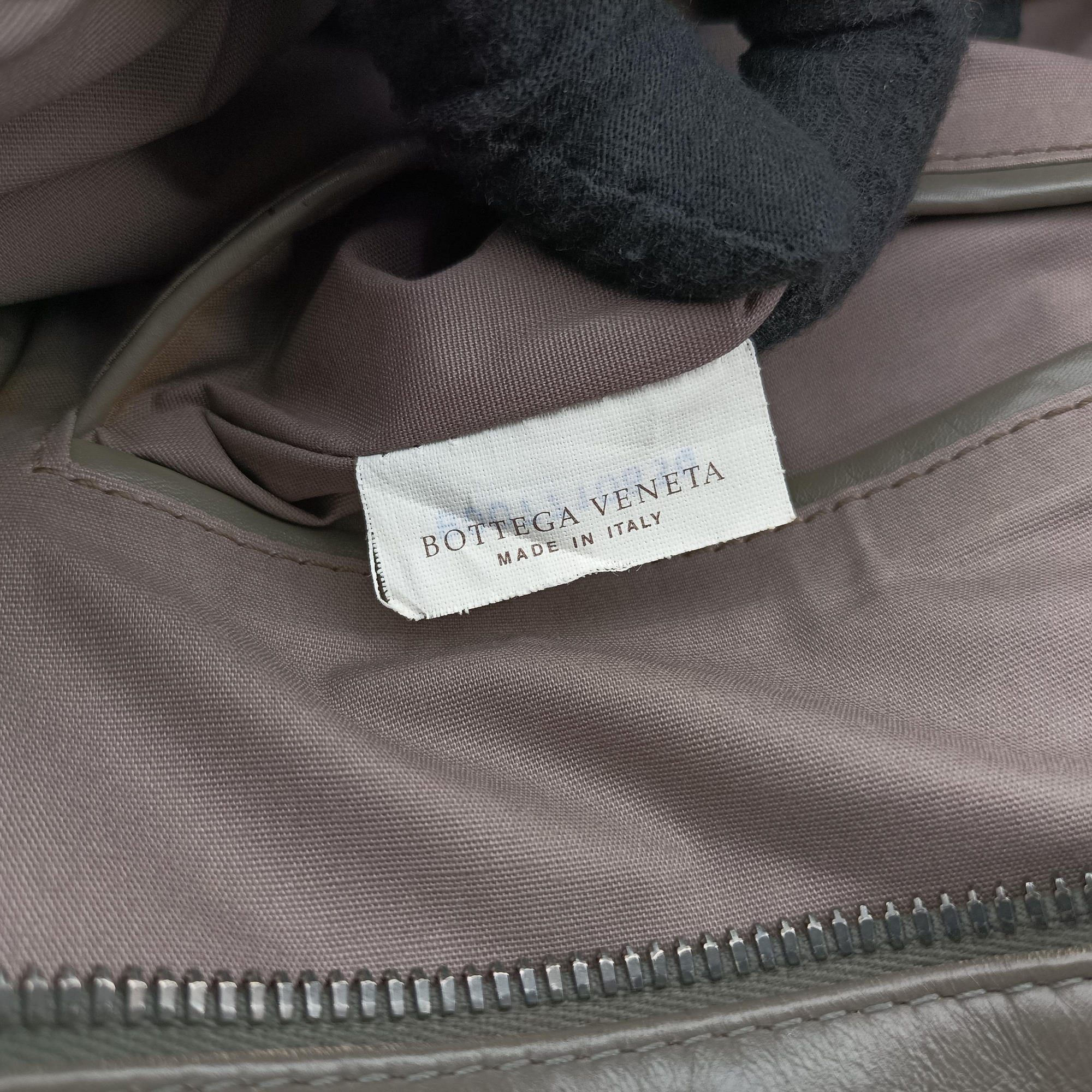 Secondhand Bottega Veneta Intrecciato Grey lambskin  handbag | stylenewstar