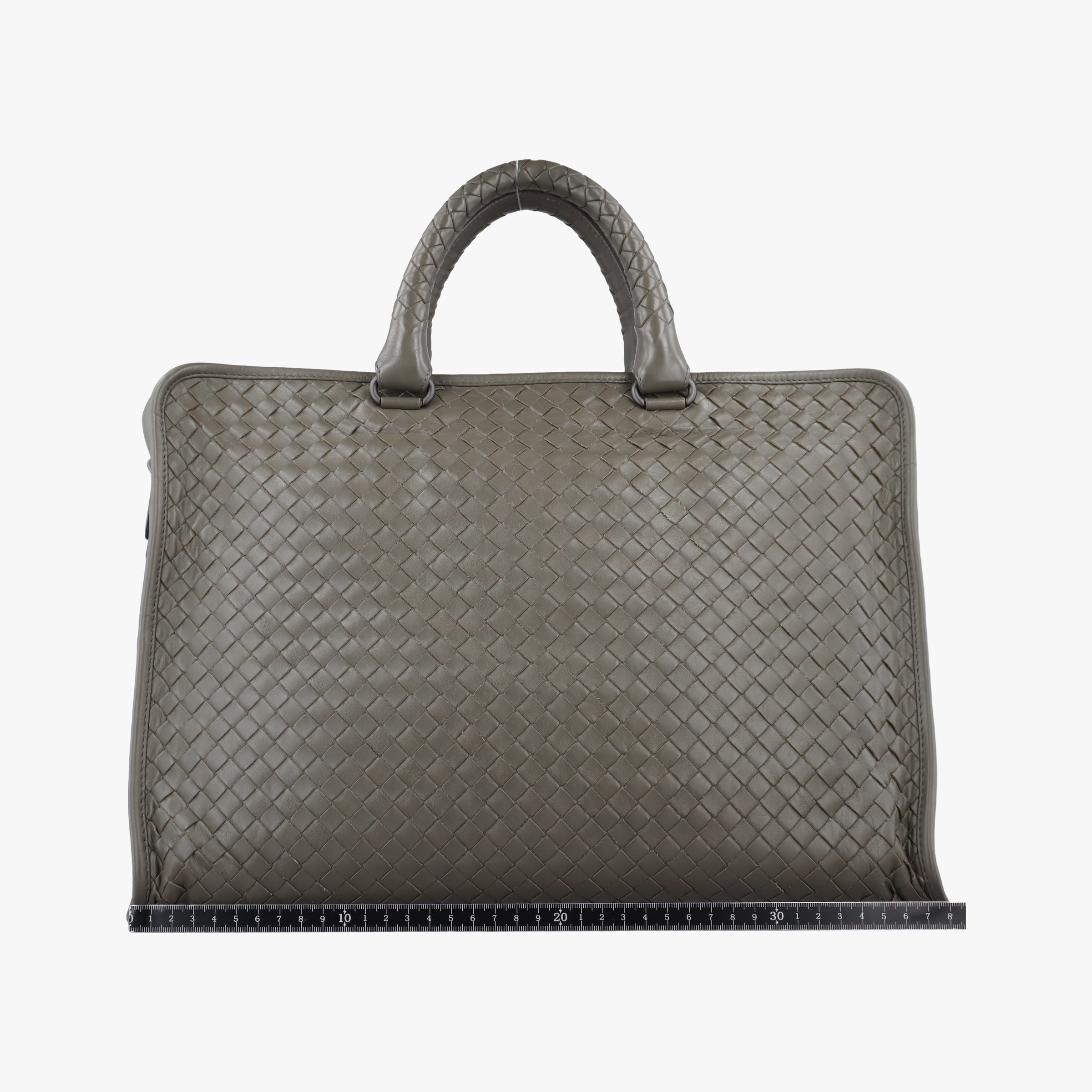 Secondhand Bottega Veneta Intrecciato Grey lambskin  handbag | stylenewstar