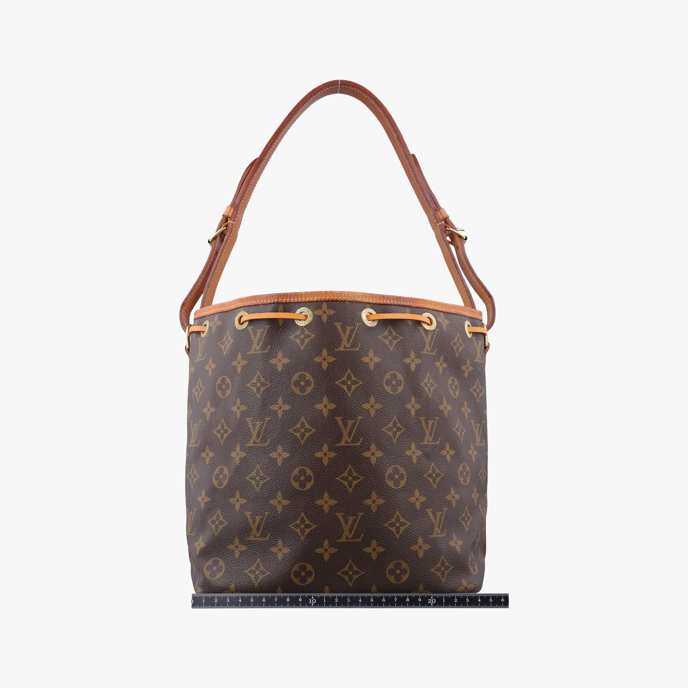 Pre-owned Louis Vuitton Petit Noe Brown Monogram Canvas M42226 shoulderbag | stylenewstar