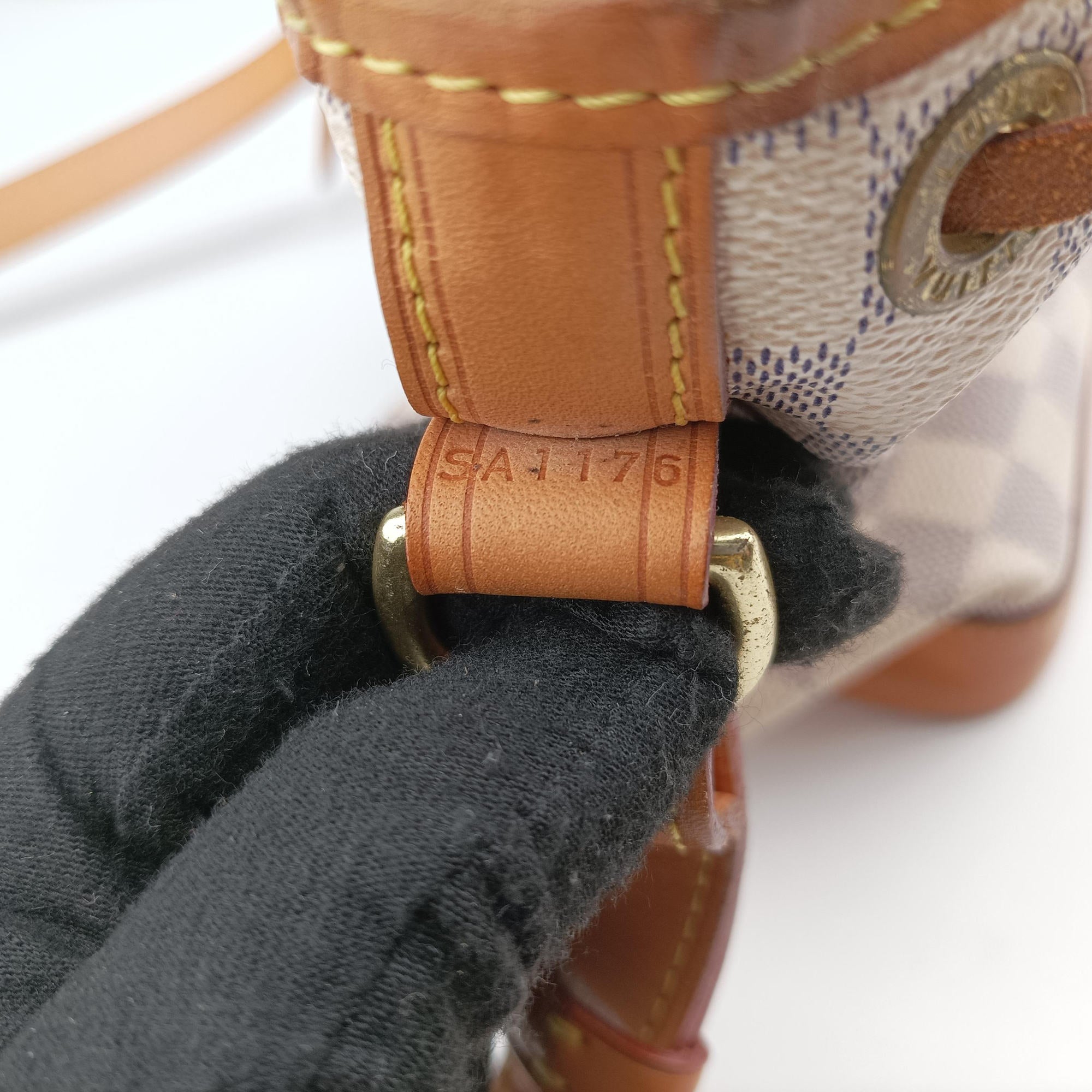 Secondhand Louis Vuitton Noe BB AZUR Damier Canvas N41220 shoulderbag | stylenewstar