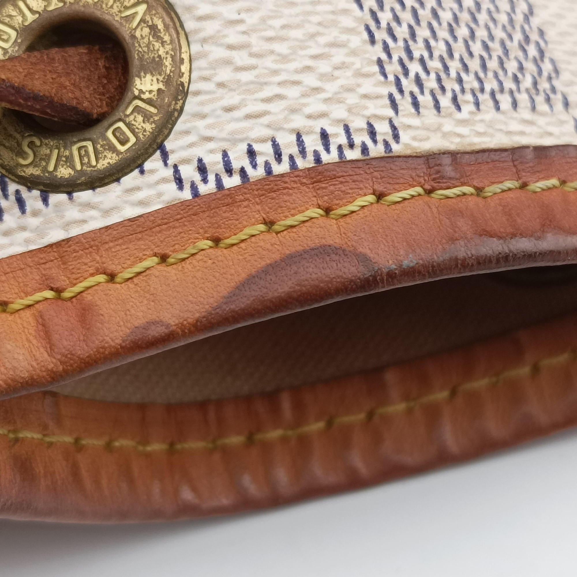 Secondhand Louis Vuitton Noe BB AZUR Damier Canvas N41220 shoulderbag | stylenewstar