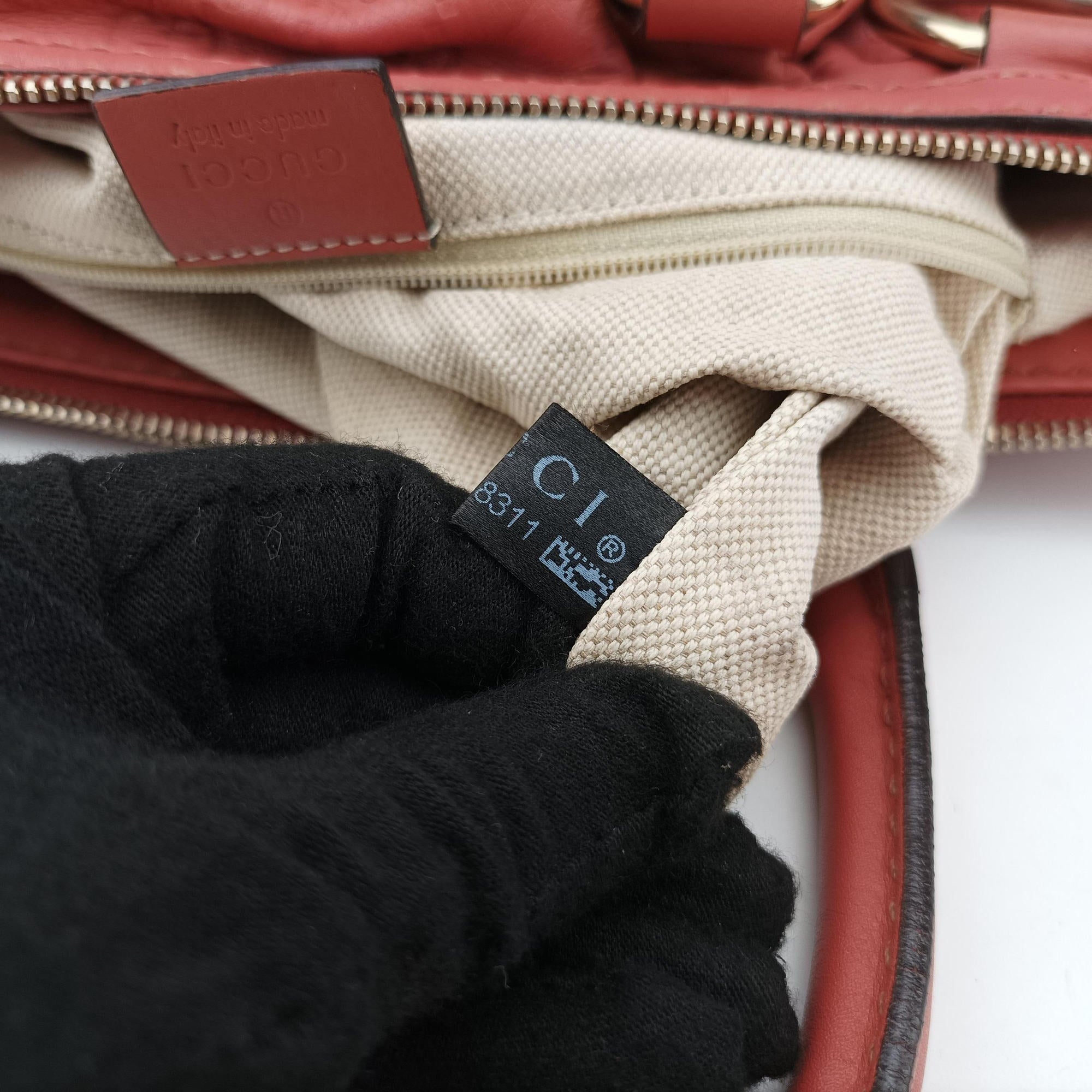 Secondhand Gucci Sukey Coral Pink Leather 247902 shoulderbag | stylenewstar