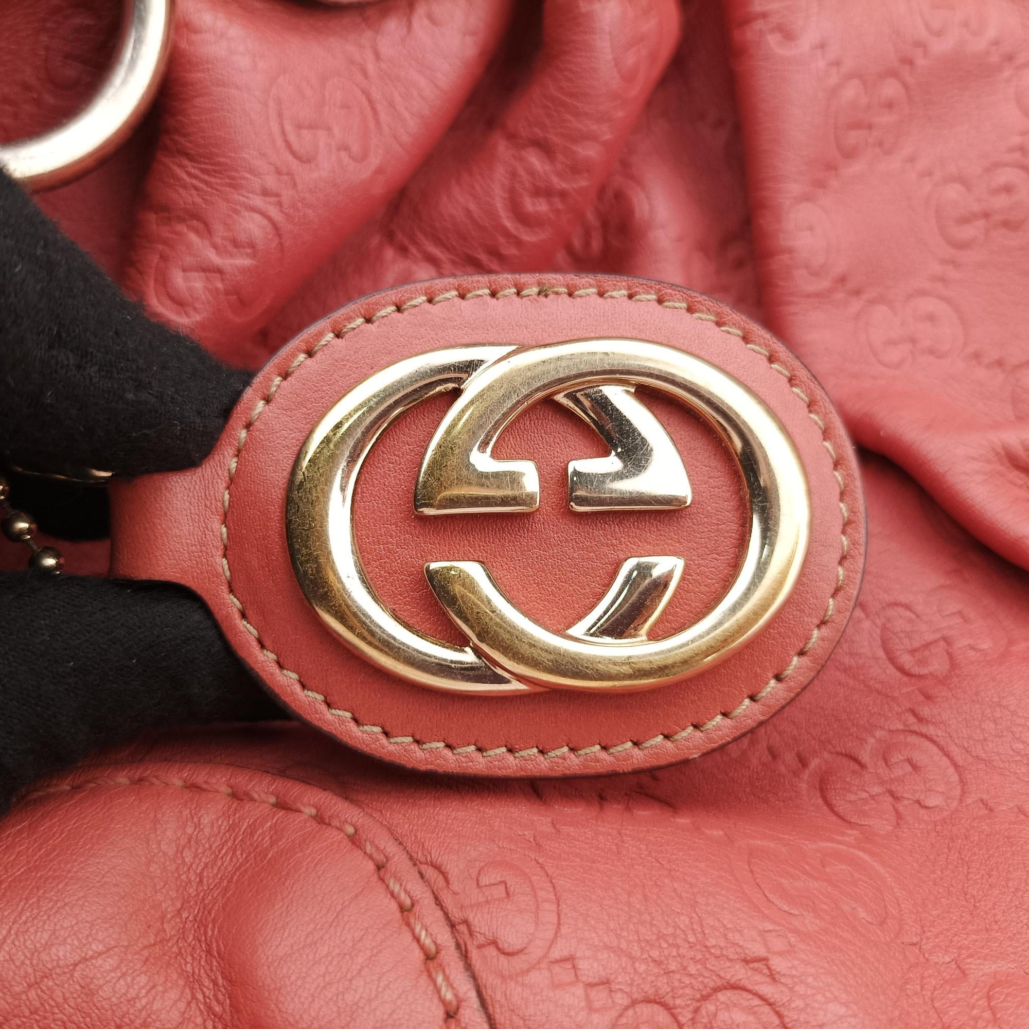 Secondhand Gucci Sukey Coral Pink Leather 247902 shoulderbag | stylenewstar