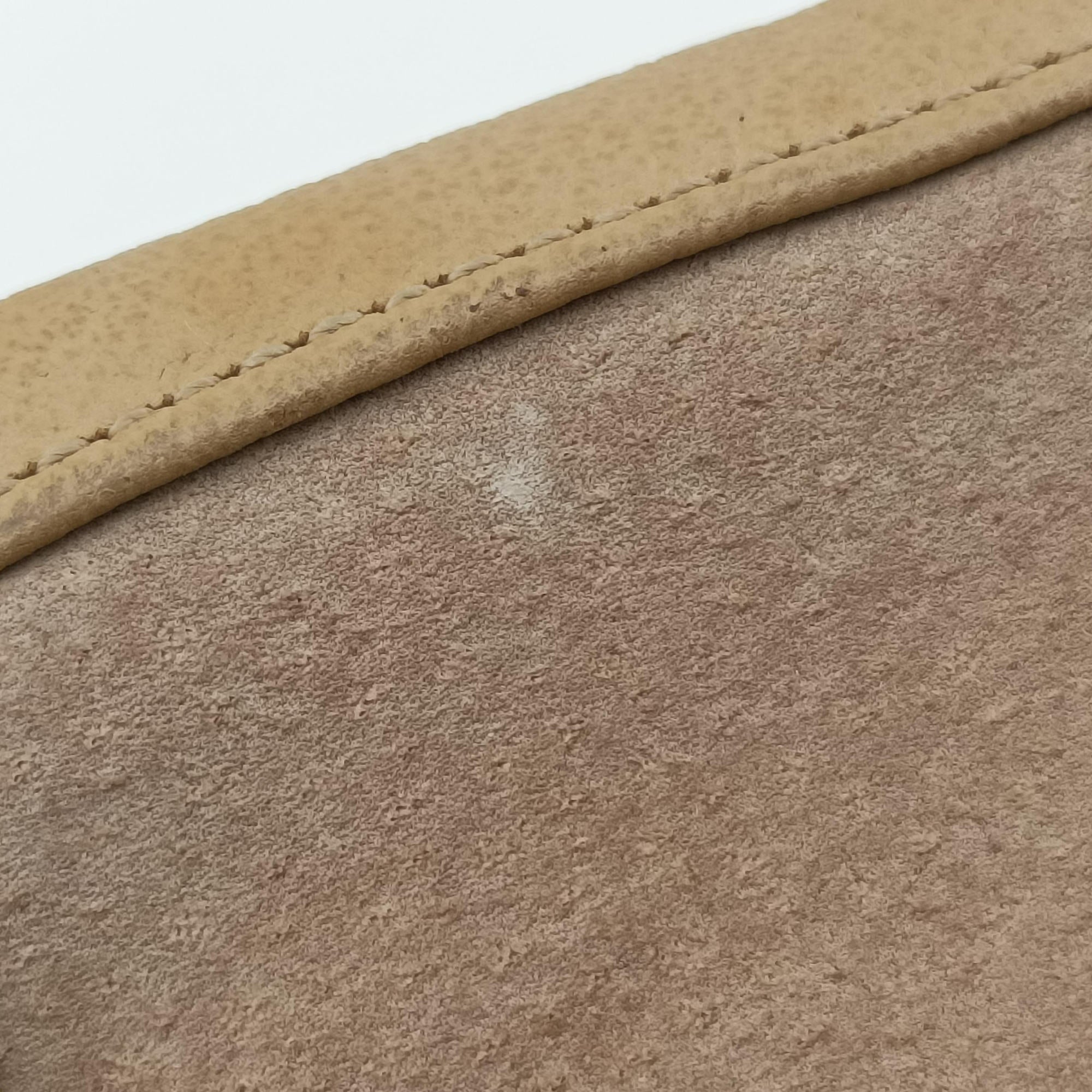Pre-owned Gucci bamboo Beige Suede× Leather 001.12 handbag | stylenewstar