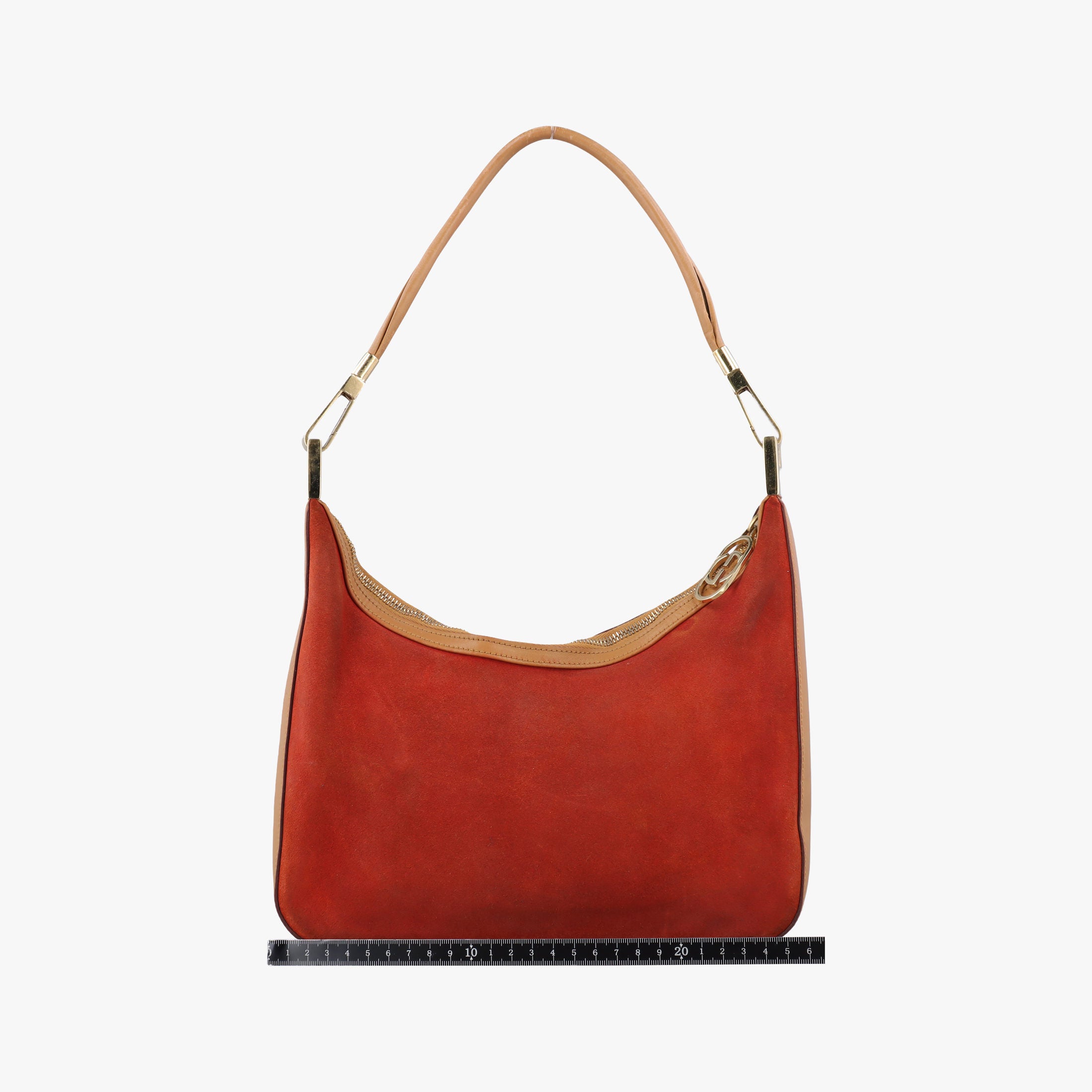 Pre-owned Gucci Hobo Red Suede 001.38 handbag | stylenewstar
