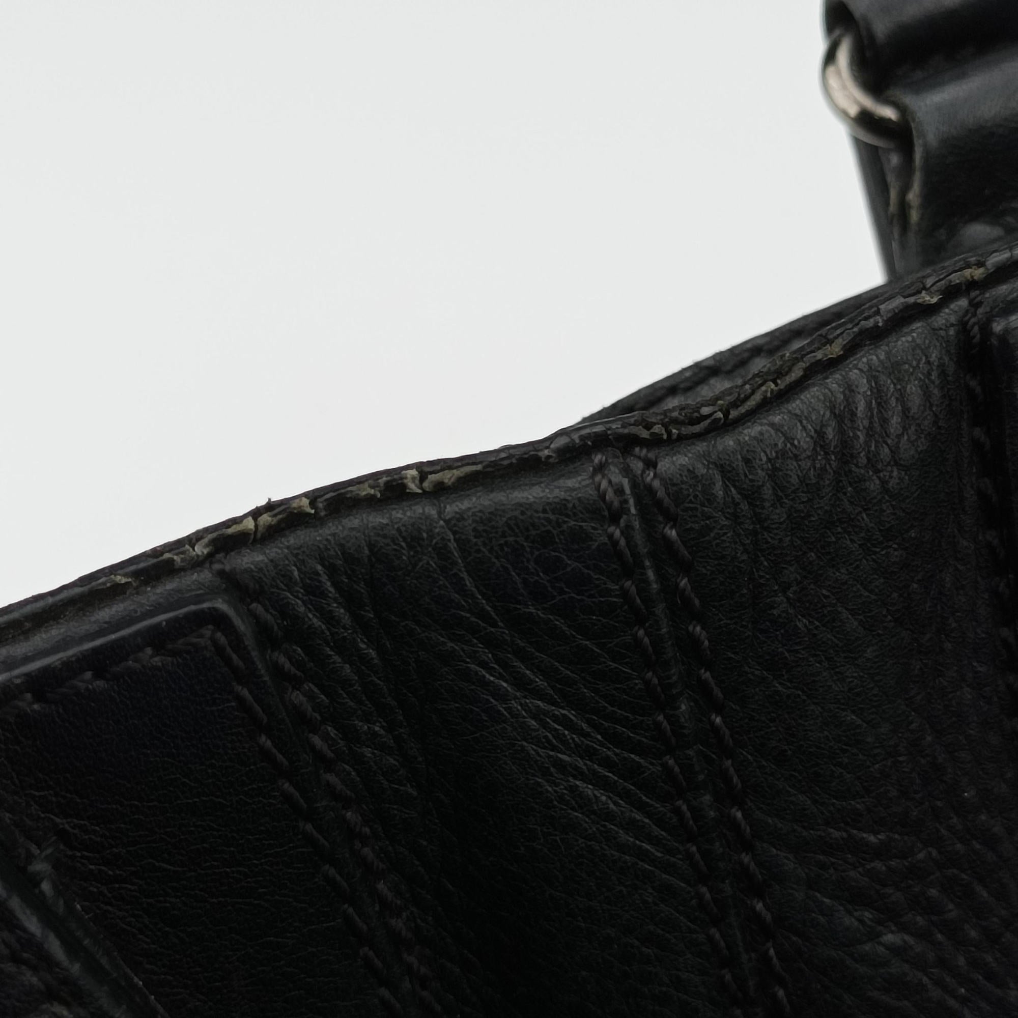 Vintage Givenchy Nightingale Black Leather  handbag | stylenewstar