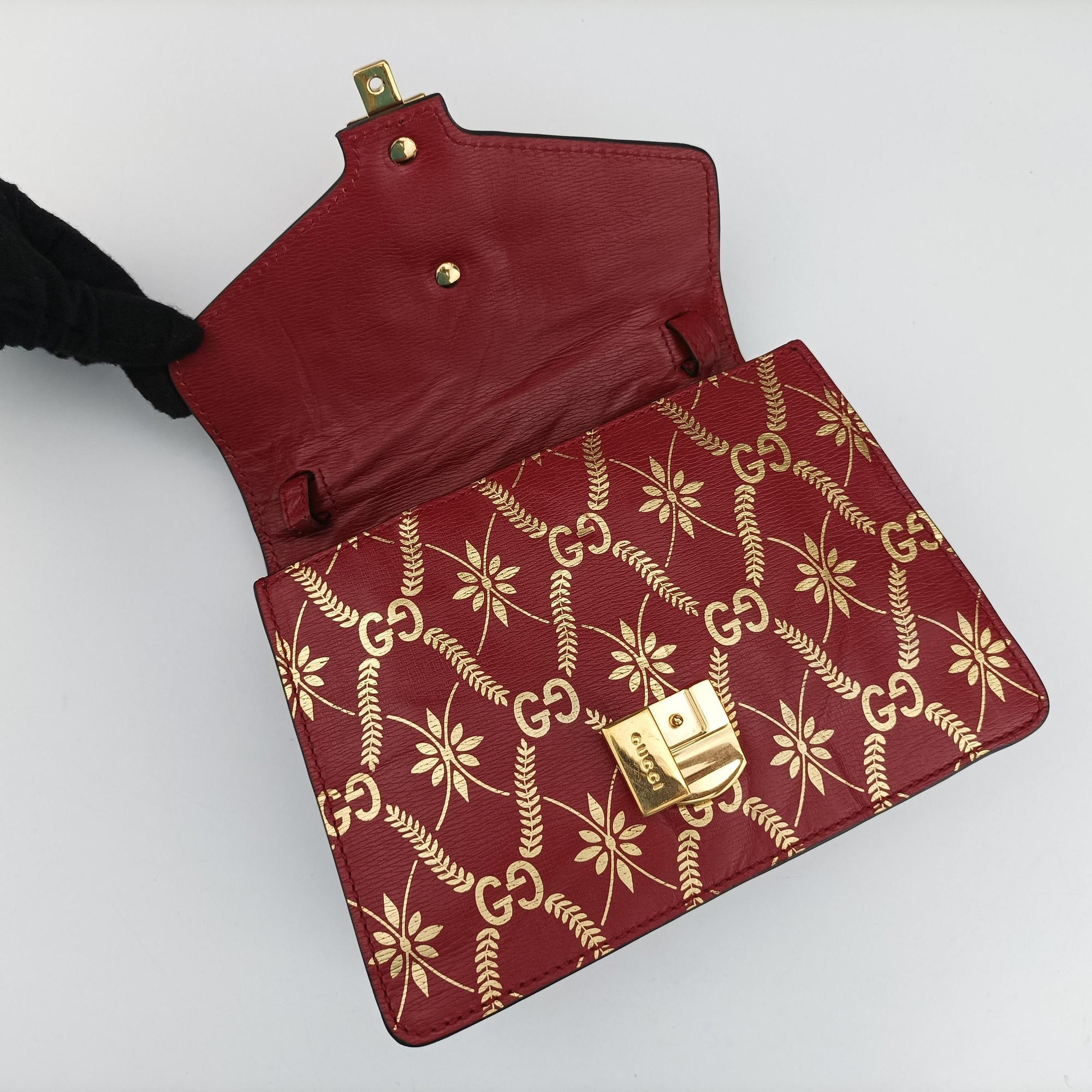 Pre-owned Gucci Sylvie Red Leather 470270 shoulderbag | stylenewstar