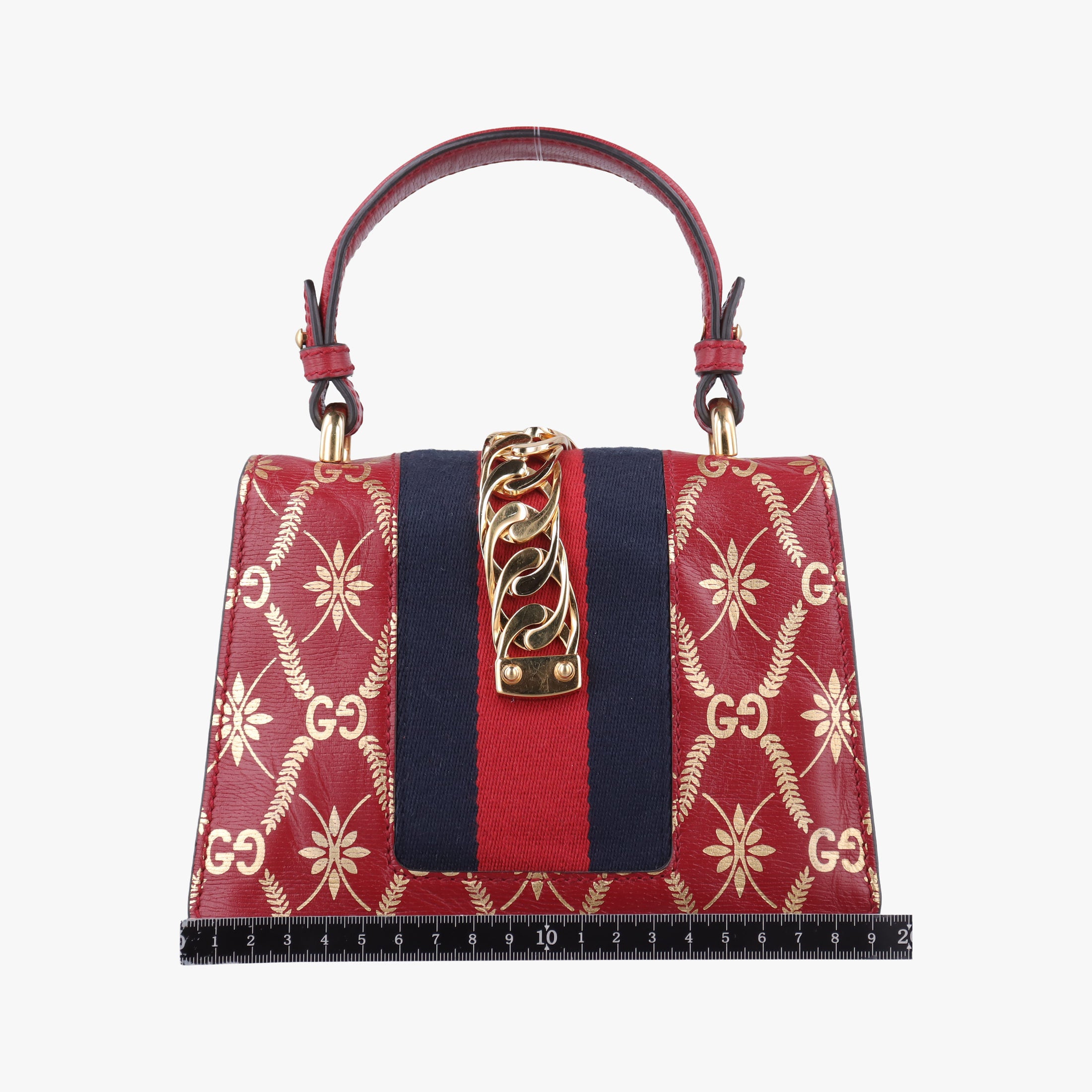 Pre-owned Gucci Sylvie Red Leather 470270 shoulderbag | stylenewstar