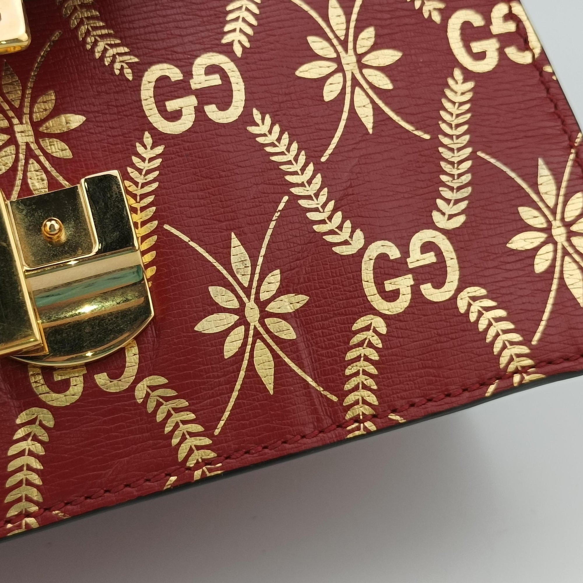 Pre-owned Gucci Sylvie Red Leather 470270 shoulderbag | stylenewstar