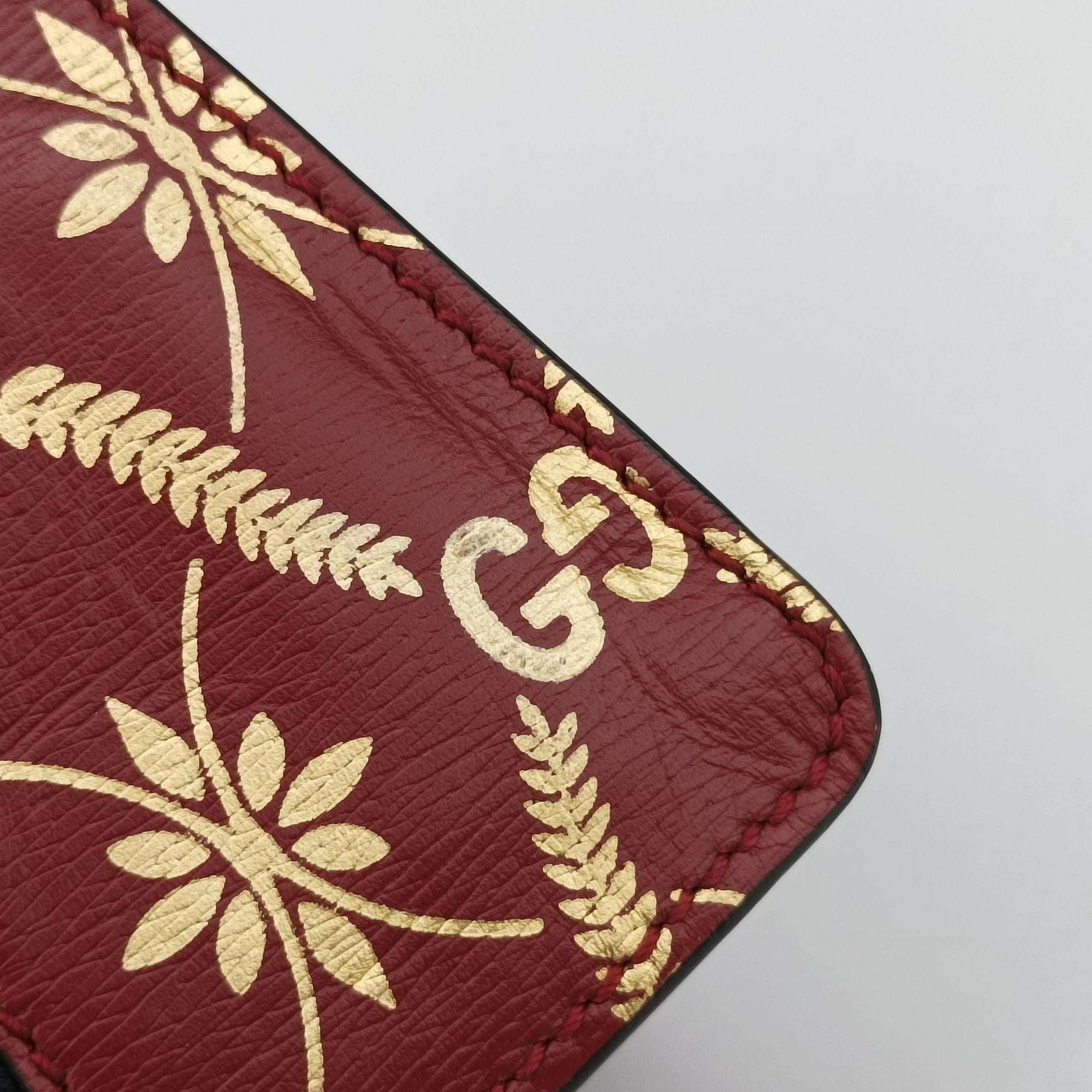 Pre-owned Gucci Sylvie Red Leather 470270 shoulderbag | stylenewstar