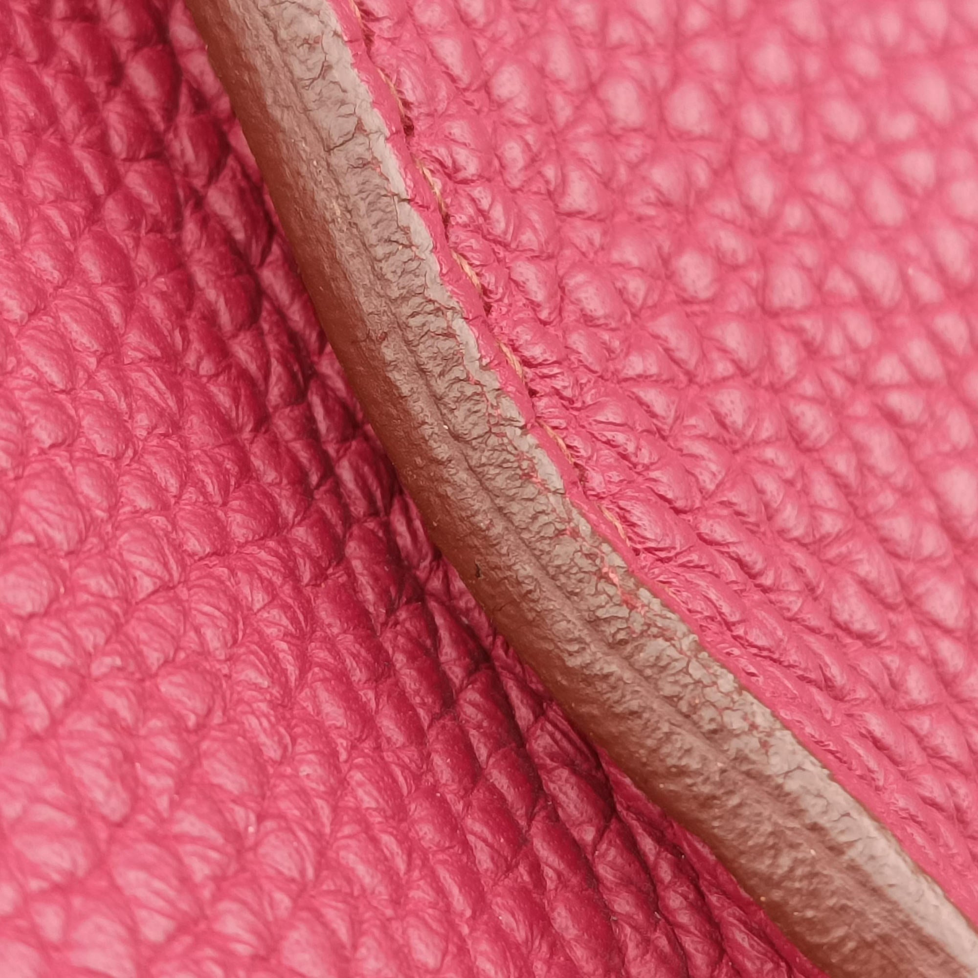Pre-owned Hermes Marwari Raspberry Clemence Leather  shoulderbag | stylenewstar