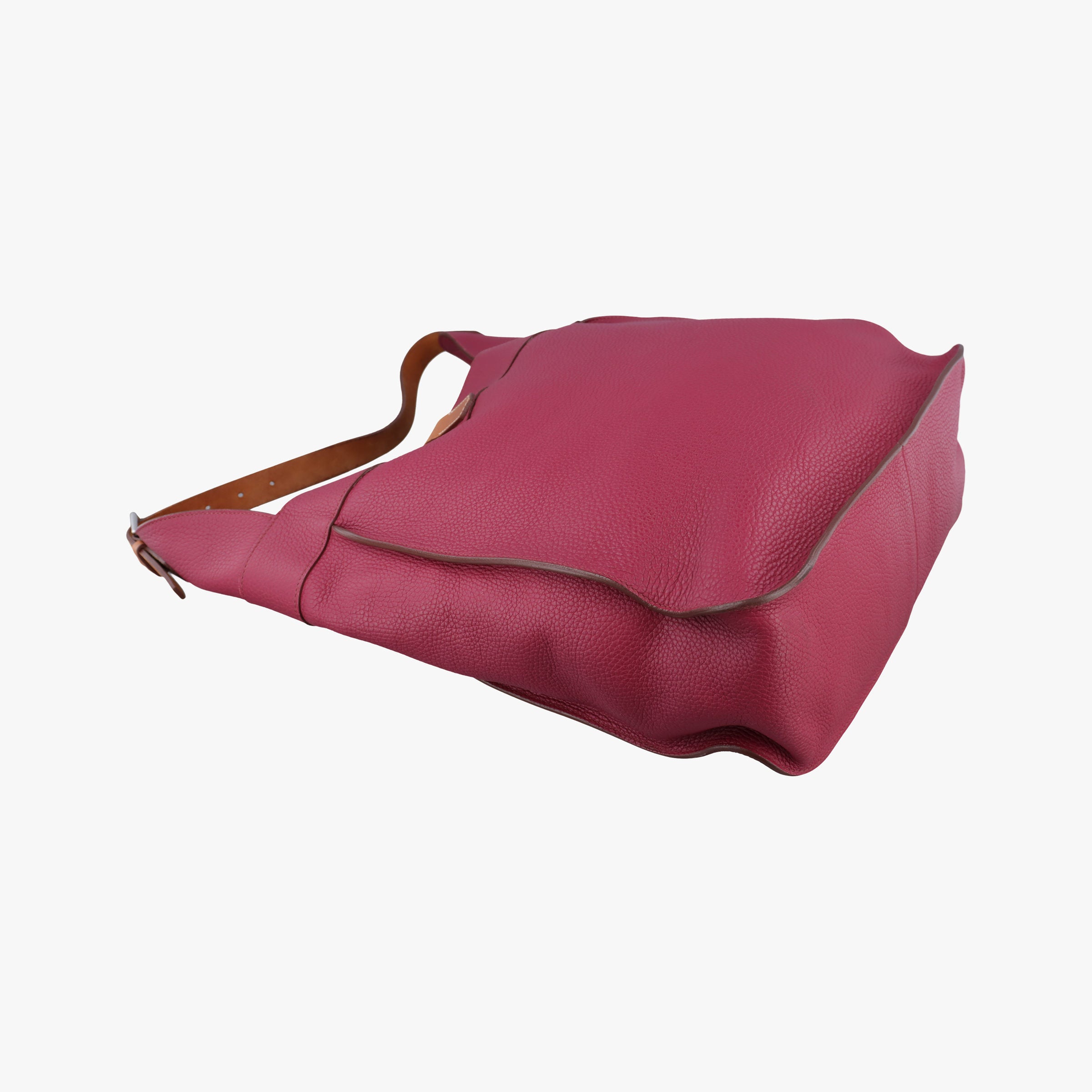 Pre-owned Hermes Marwari Raspberry Clemence Leather  shoulderbag | stylenewstar