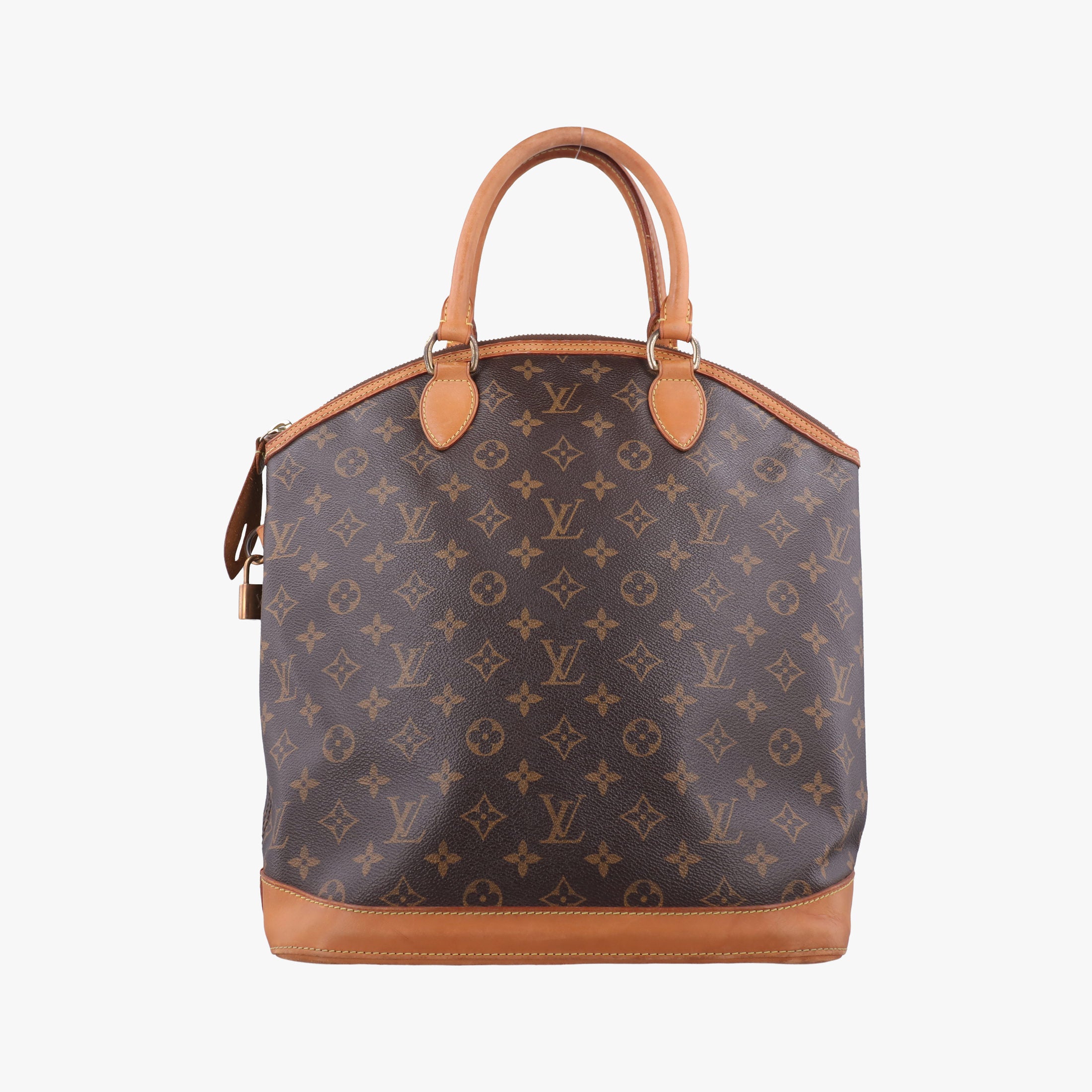 Secondhand Louis Vuitton LOCKIT Brown Monogram Canvas M40103 handbag | stylenewstar