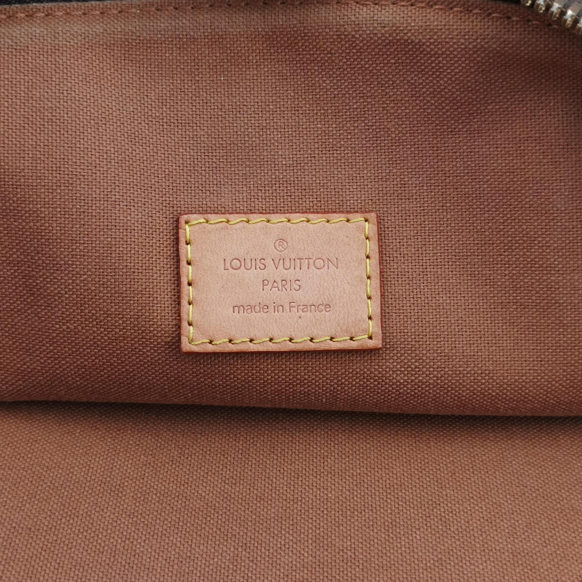 Secondhand Louis Vuitton LOCKIT Brown Monogram Canvas M40103 handbag | stylenewstar