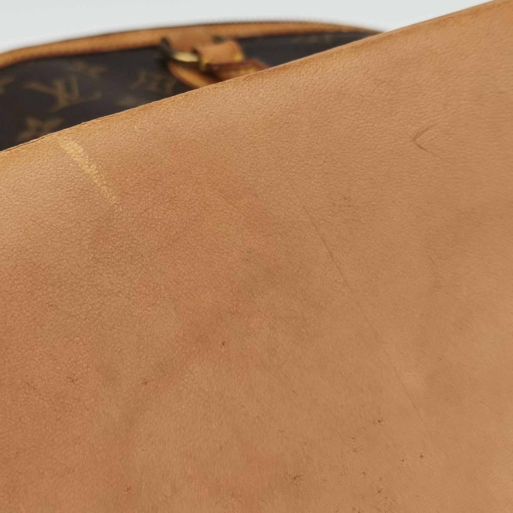 Secondhand Louis Vuitton LOCKIT Brown Monogram Canvas M40103 handbag | stylenewstar