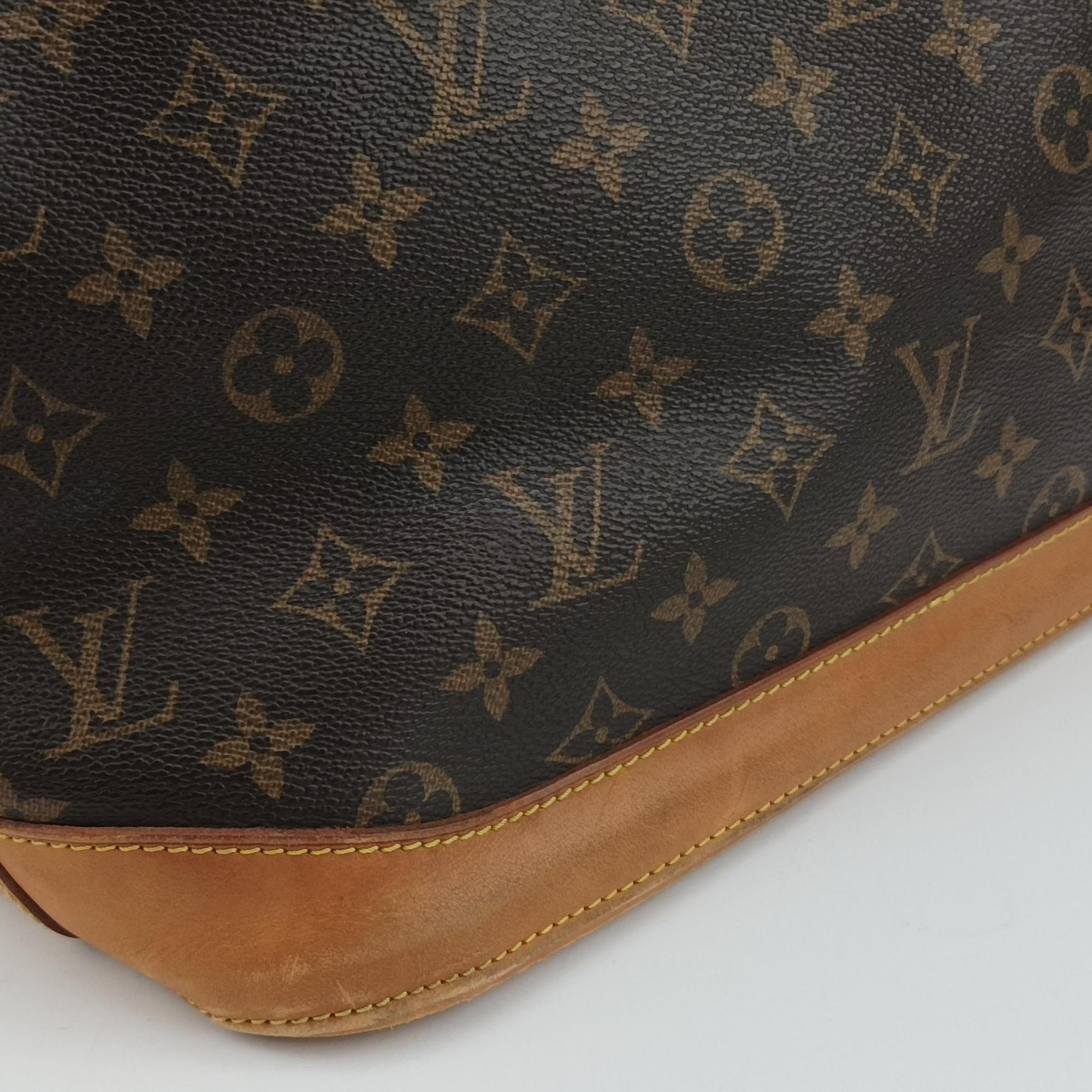 Secondhand Louis Vuitton LOCKIT Brown Monogram Canvas M40103 handbag | stylenewstar