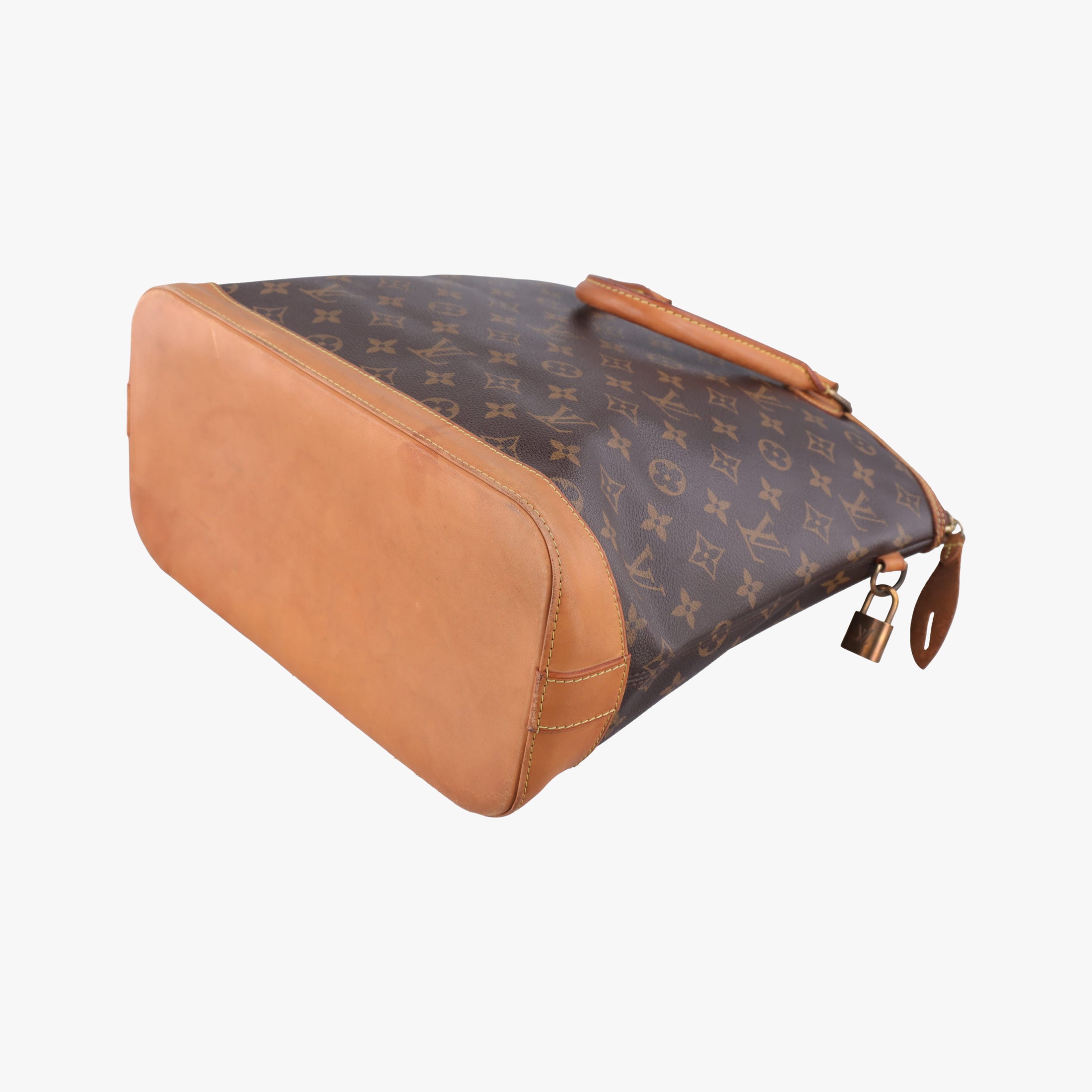 Secondhand Louis Vuitton LOCKIT Brown Monogram Canvas M40103 handbag | stylenewstar