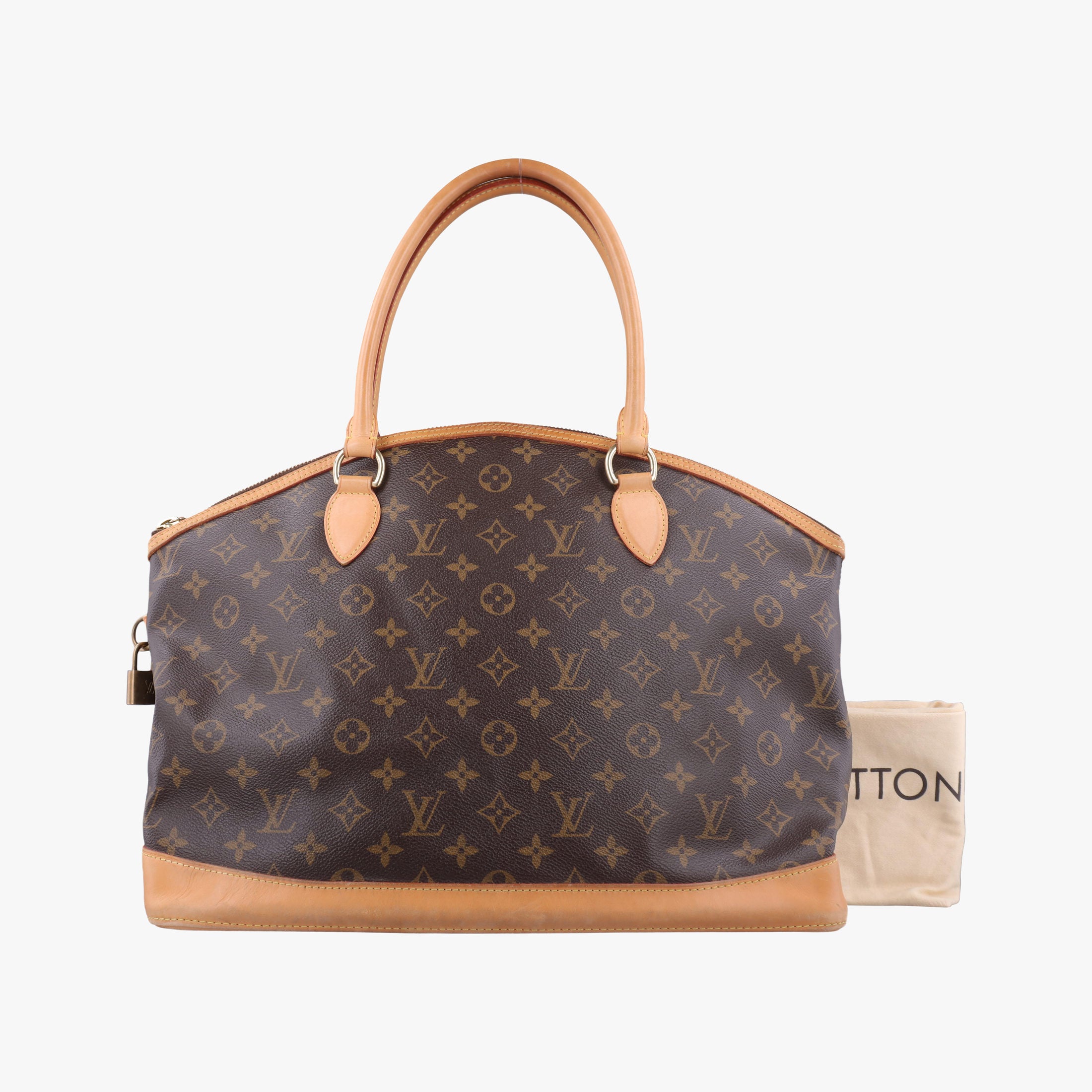 Vintage Louis Vuitton Lockit Horizontal Brown Monogram Canvas M40104 handbag | stylenewstar