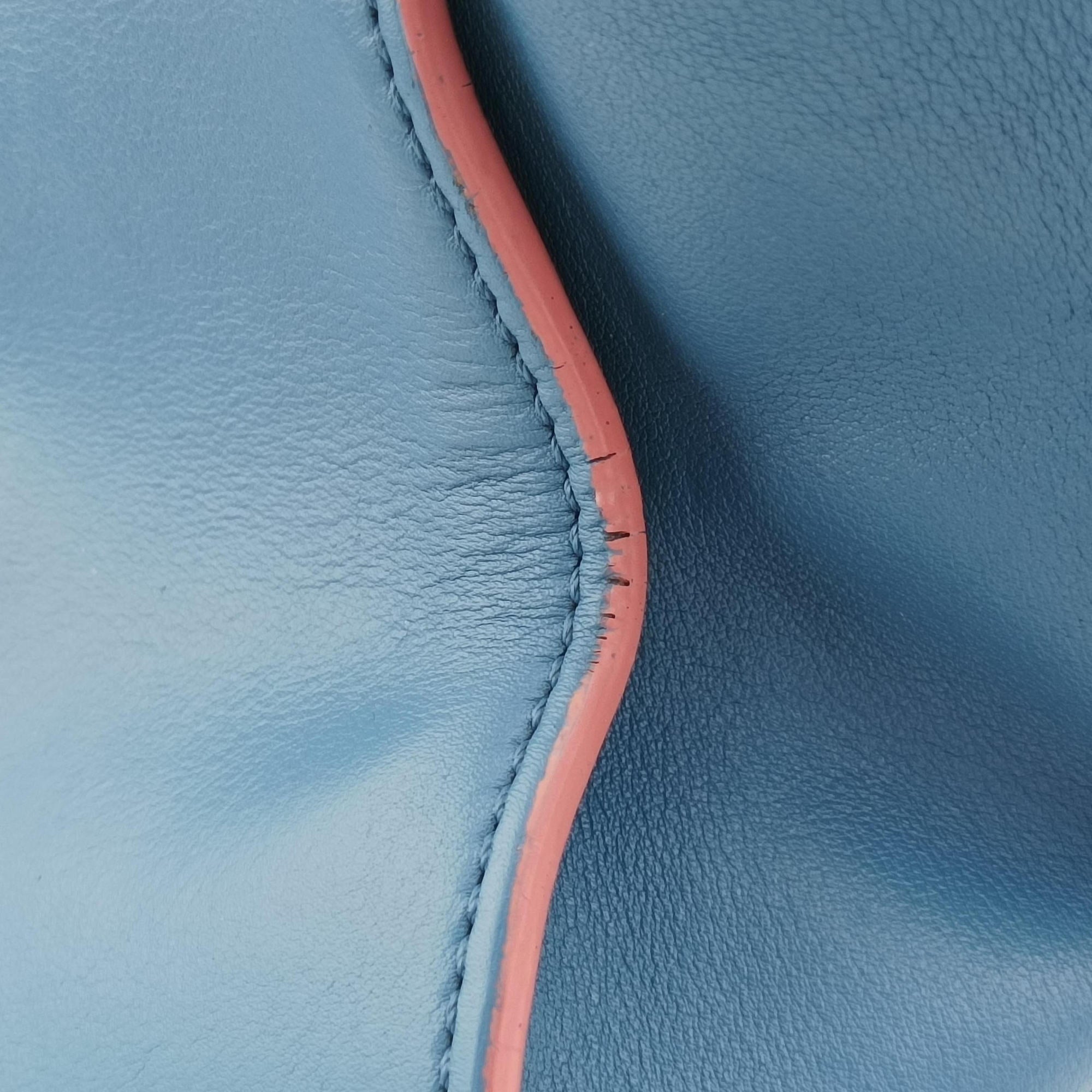Secondhand Fendi Petite 3Jours Blue Leather 8BH333 shoulderbag | stylenewstar