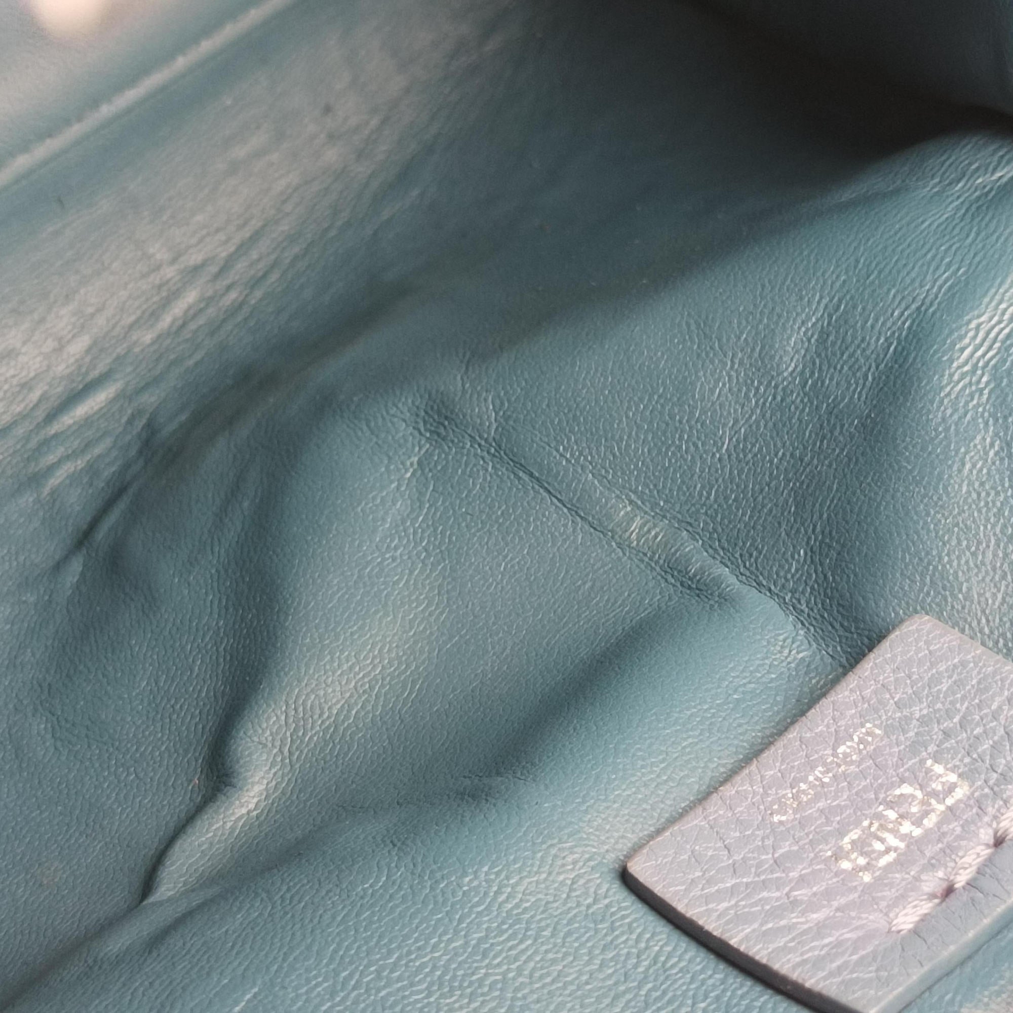 Secondhand Fendi Petite 3Jours Blue Leather 8BH333 shoulderbag | stylenewstar