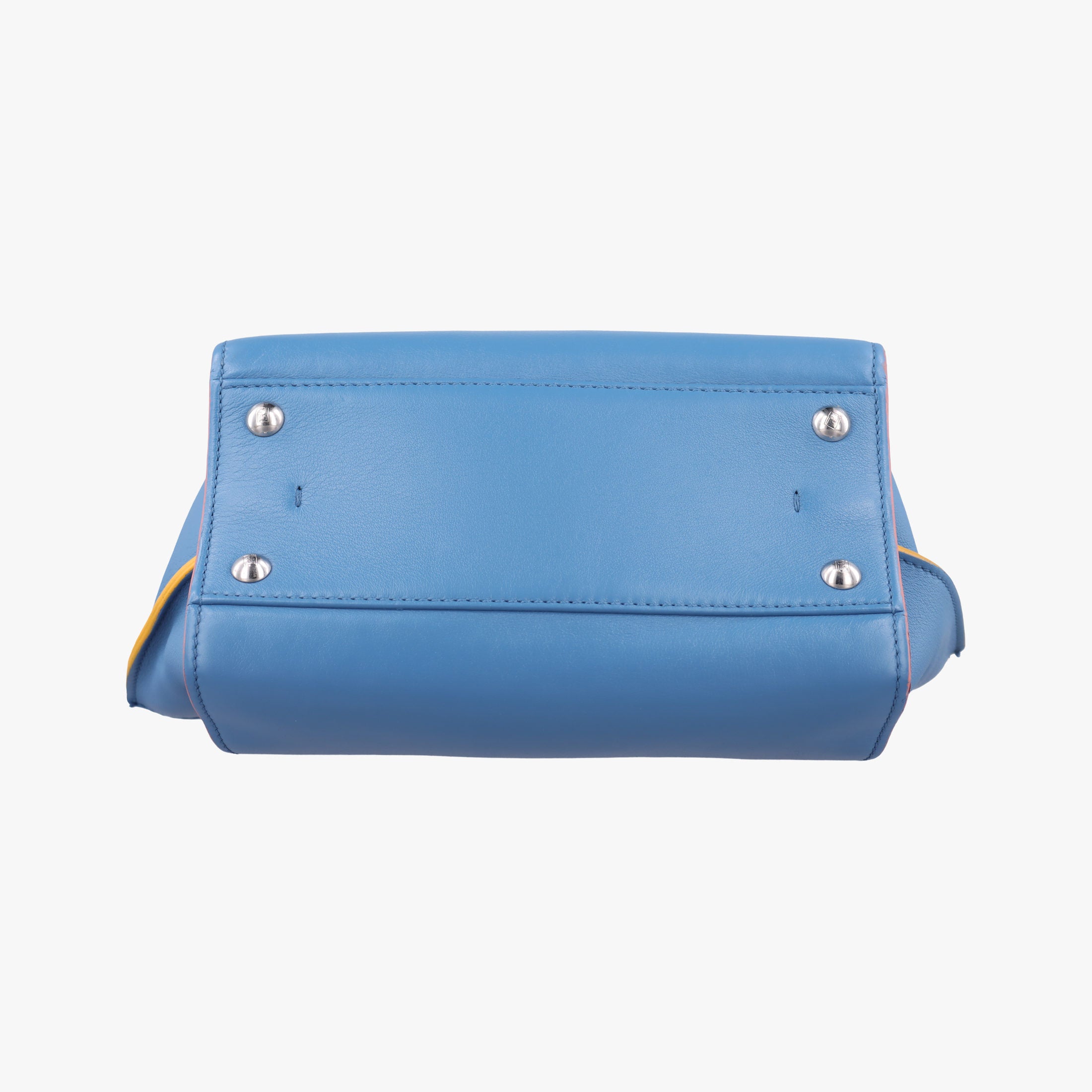 Secondhand Fendi Petite 3Jours Blue Leather 8BH333 shoulderbag | stylenewstar