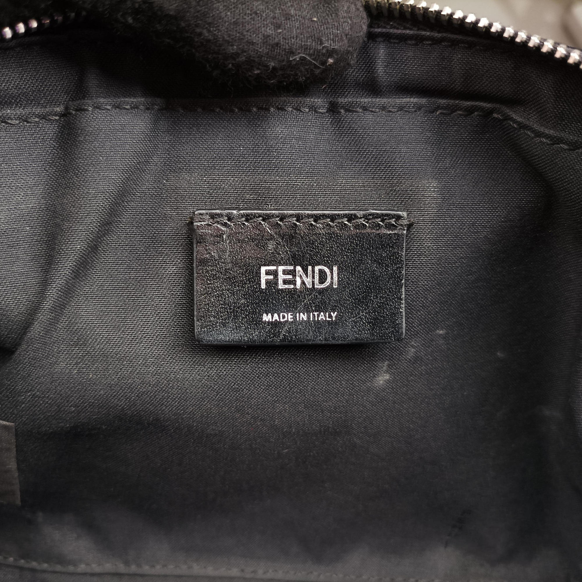 Pre-owned Fendi Camera case Brown × Black × Red PVC Coated Canvas × Leather 7M0286 shoulderbag | stylenewstar