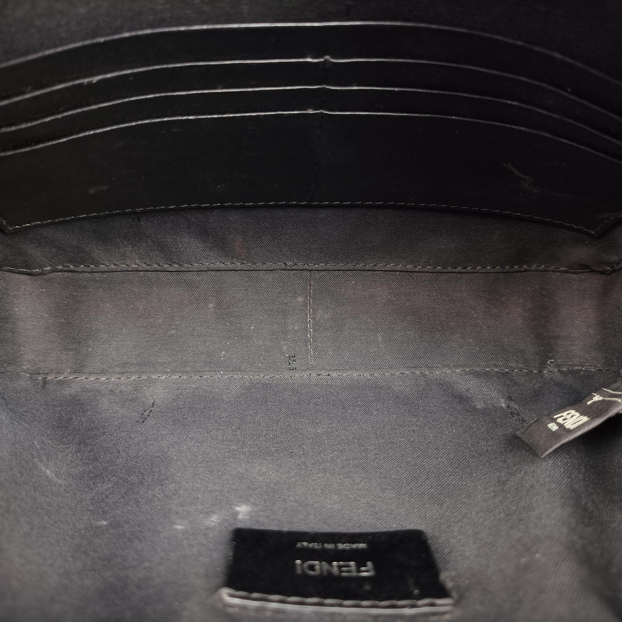 Pre-owned Fendi Camera case Brown × Black × Red PVC Coated Canvas × Leather 7M0286 shoulderbag | stylenewstar