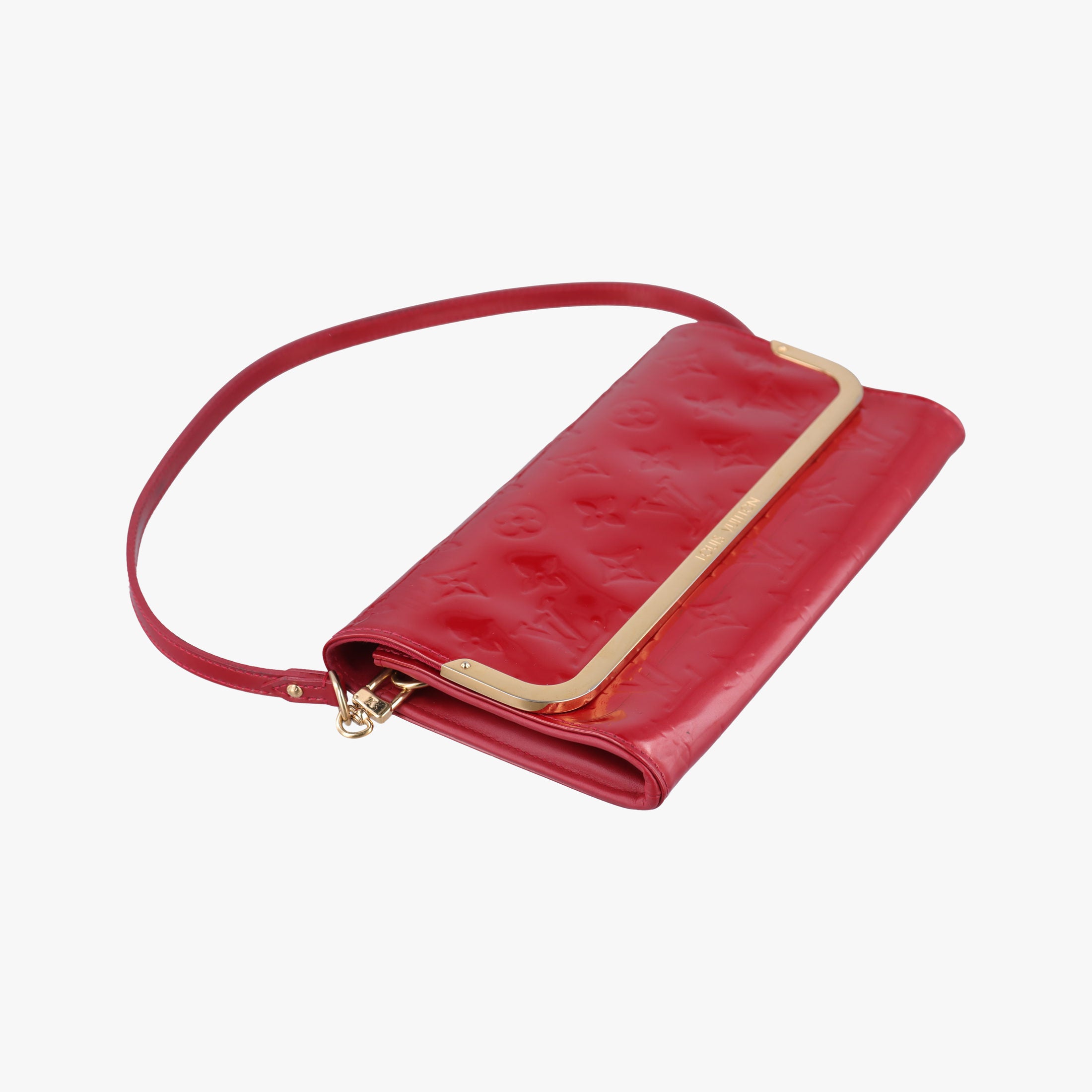 Secondhand Louis Vuitton Rossmore MM Red Vernis M91550 handbag | stylenewstar