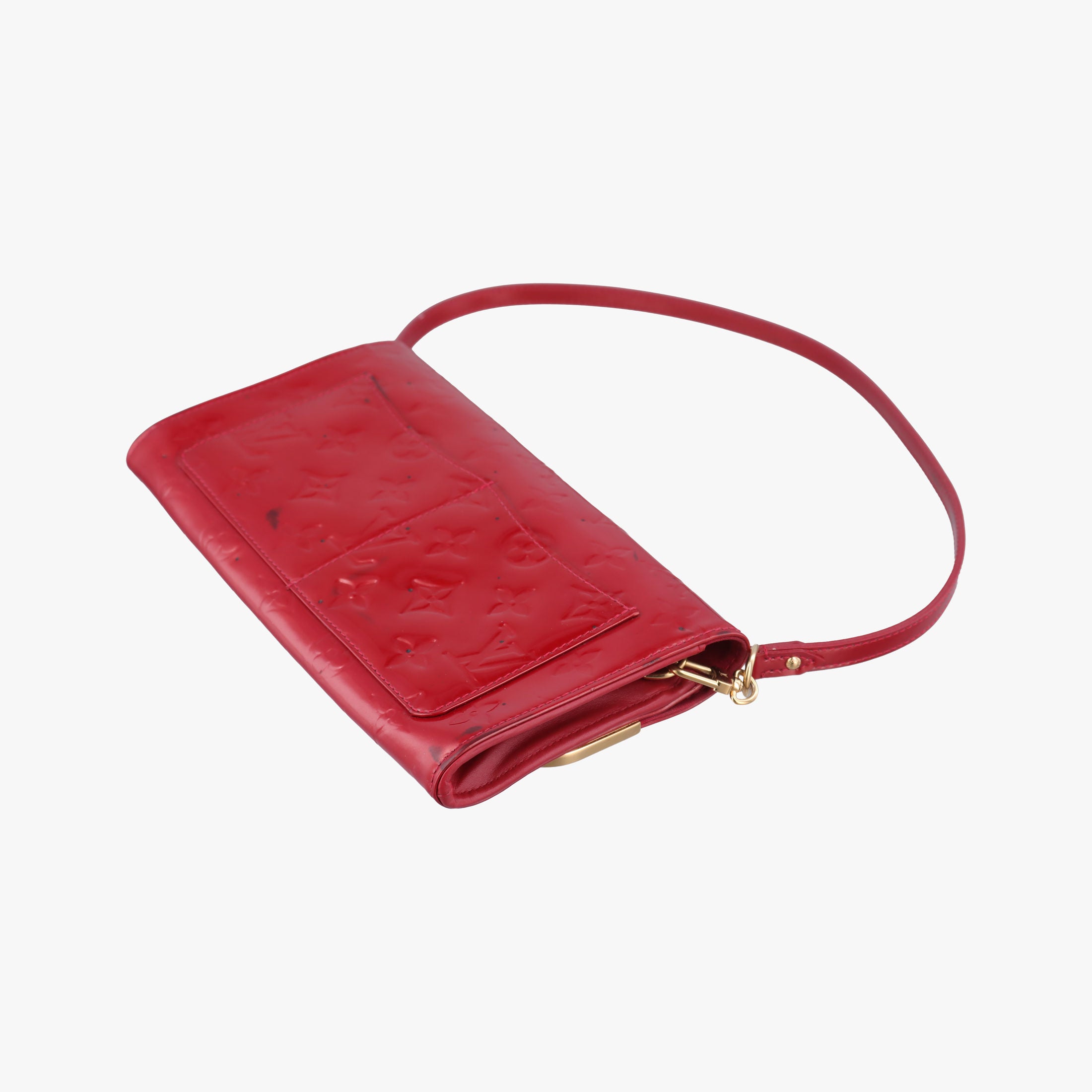 Secondhand Louis Vuitton Rossmore MM Red Vernis M91550 handbag | stylenewstar