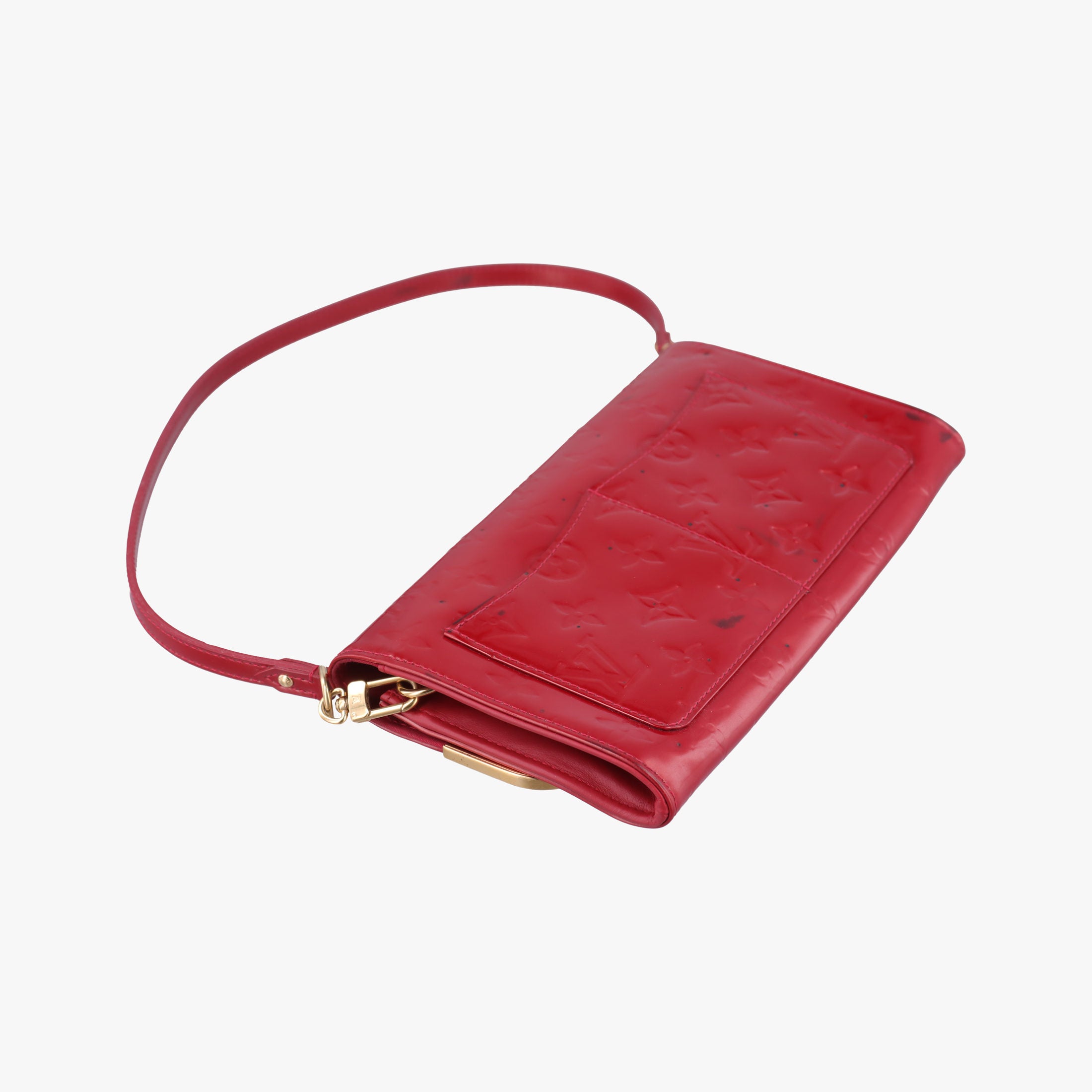 Secondhand Louis Vuitton Rossmore MM Red Vernis M91550 handbag | stylenewstar