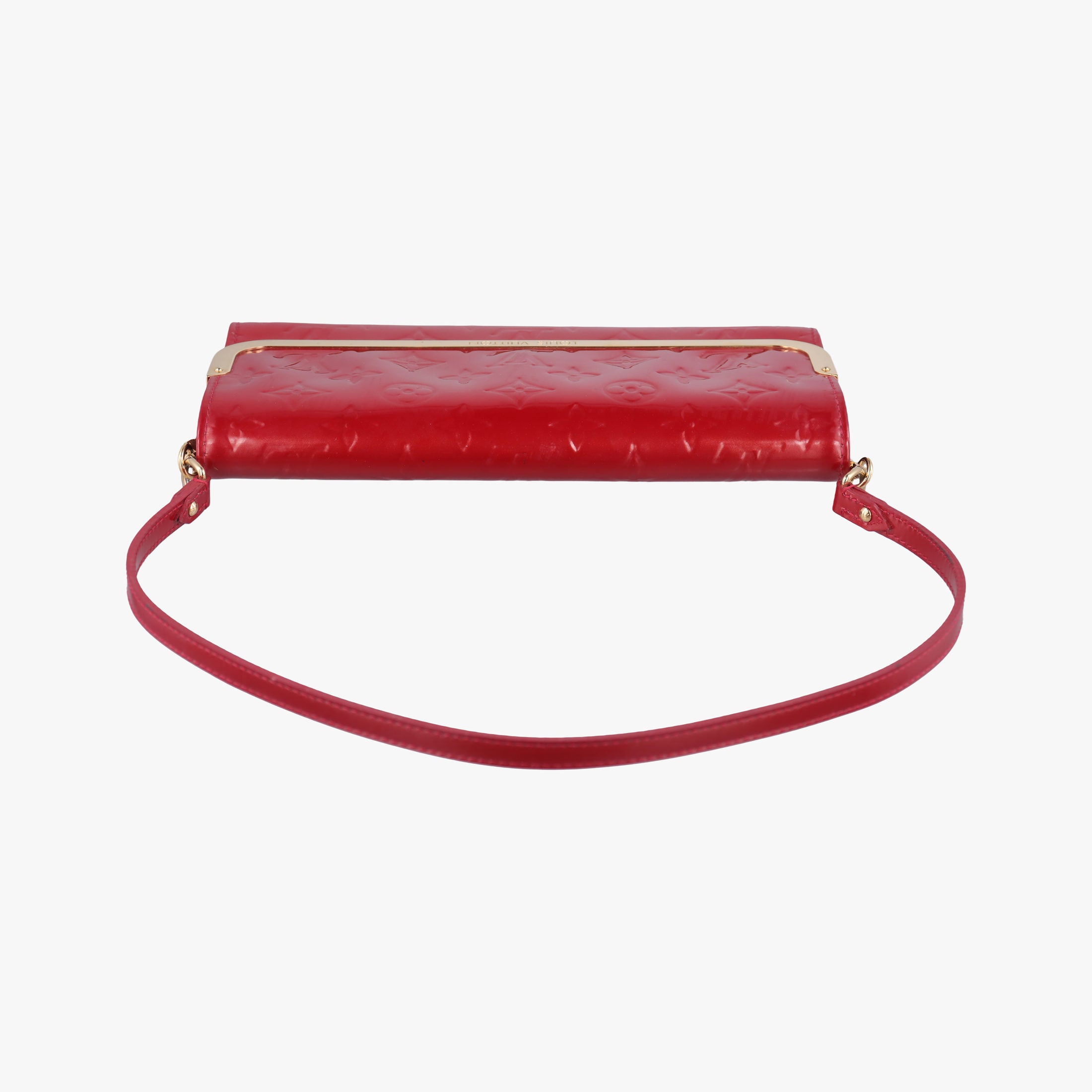 Secondhand Louis Vuitton Rossmore MM Red Vernis M91550 handbag | stylenewstar